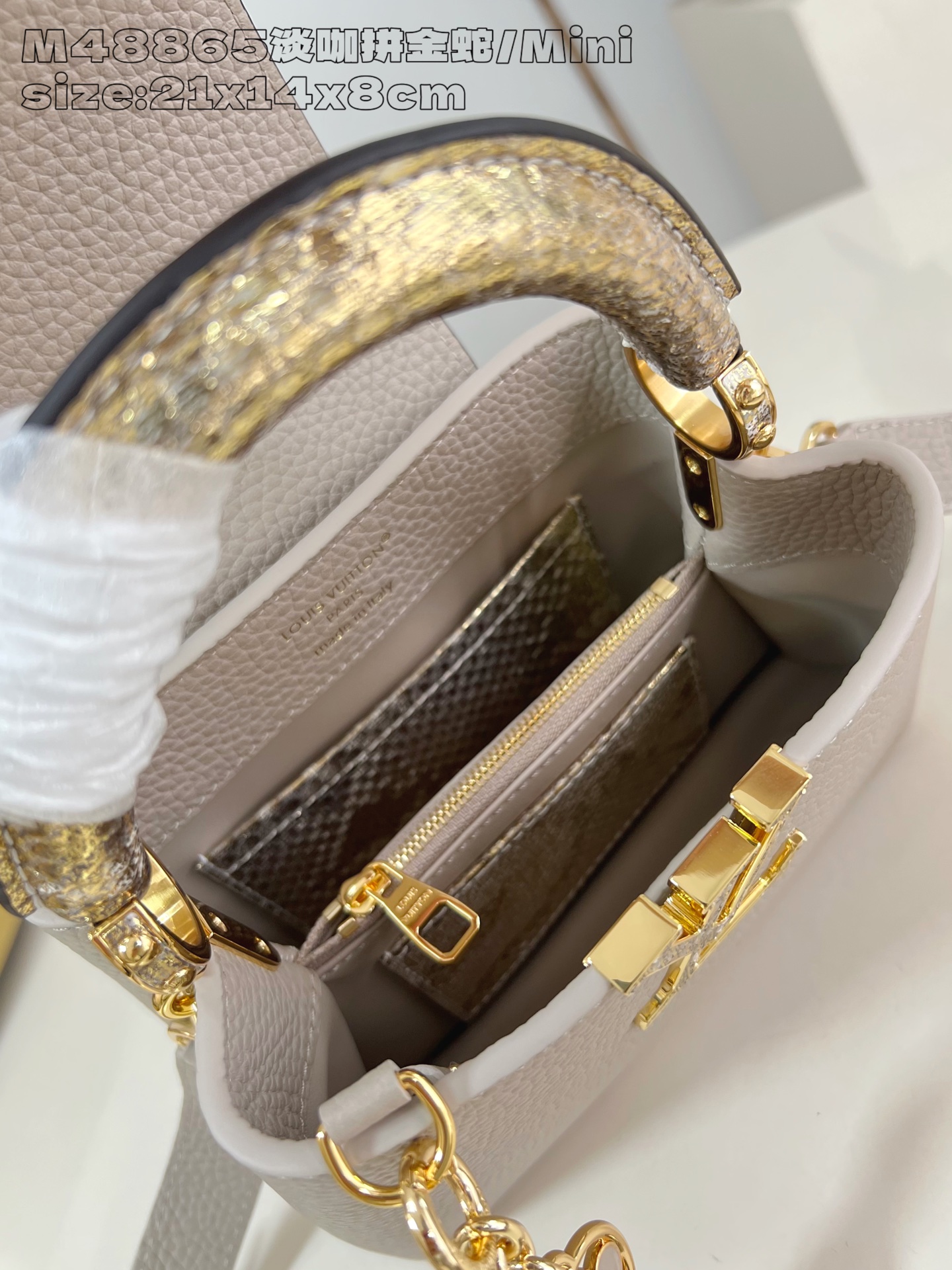 Louis Vuitton Basic Bag Cow Leather M-l-s