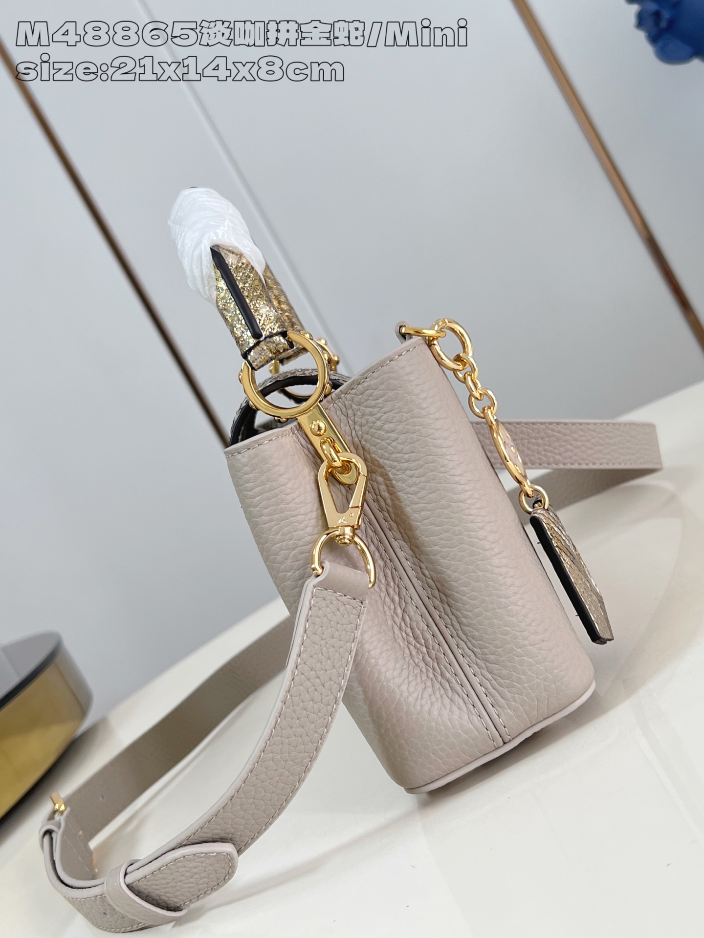 Louis Vuitton Basic Bag Cow Leather M-l-s