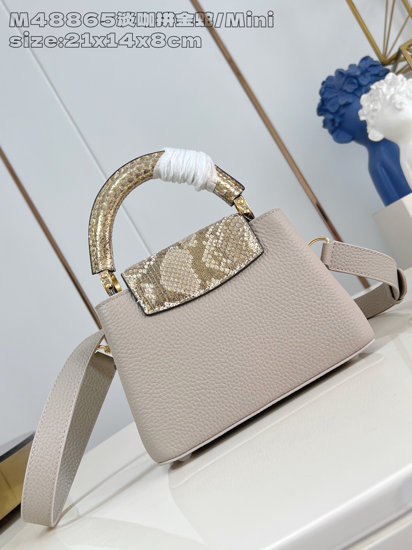 Louis Vuitton Basic Bag Cow Leather M-l-s