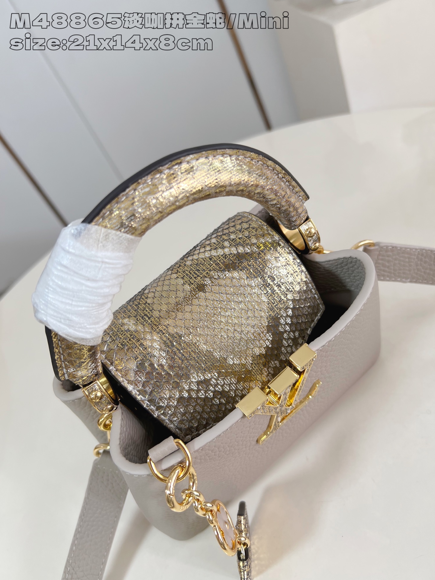 Louis Vuitton Basic Bag Cow Leather M-l-s