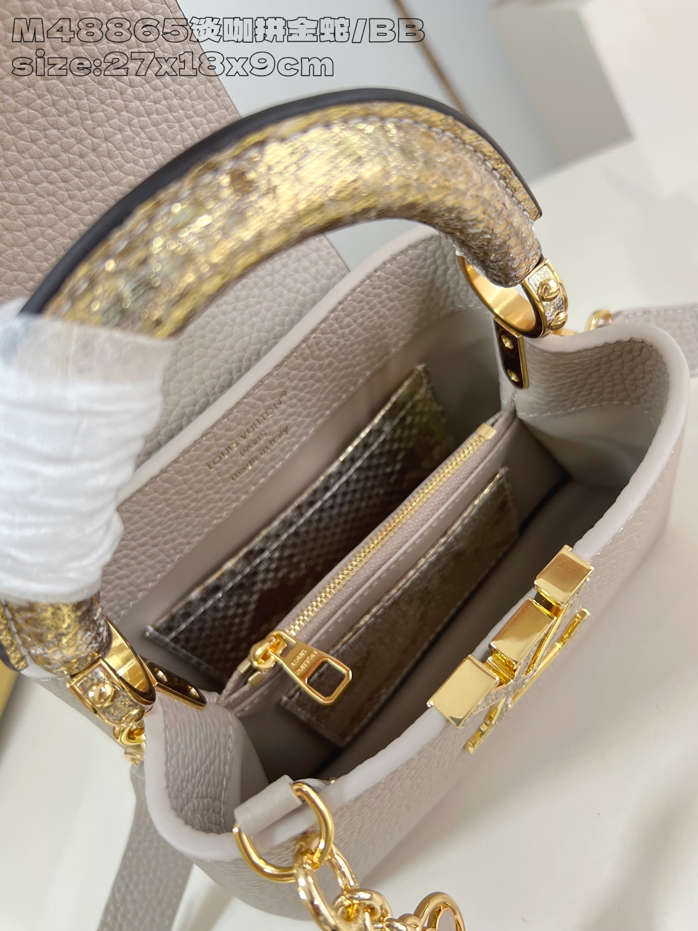 Louis Vuitton Basic Bag Cow Leather M-l-s