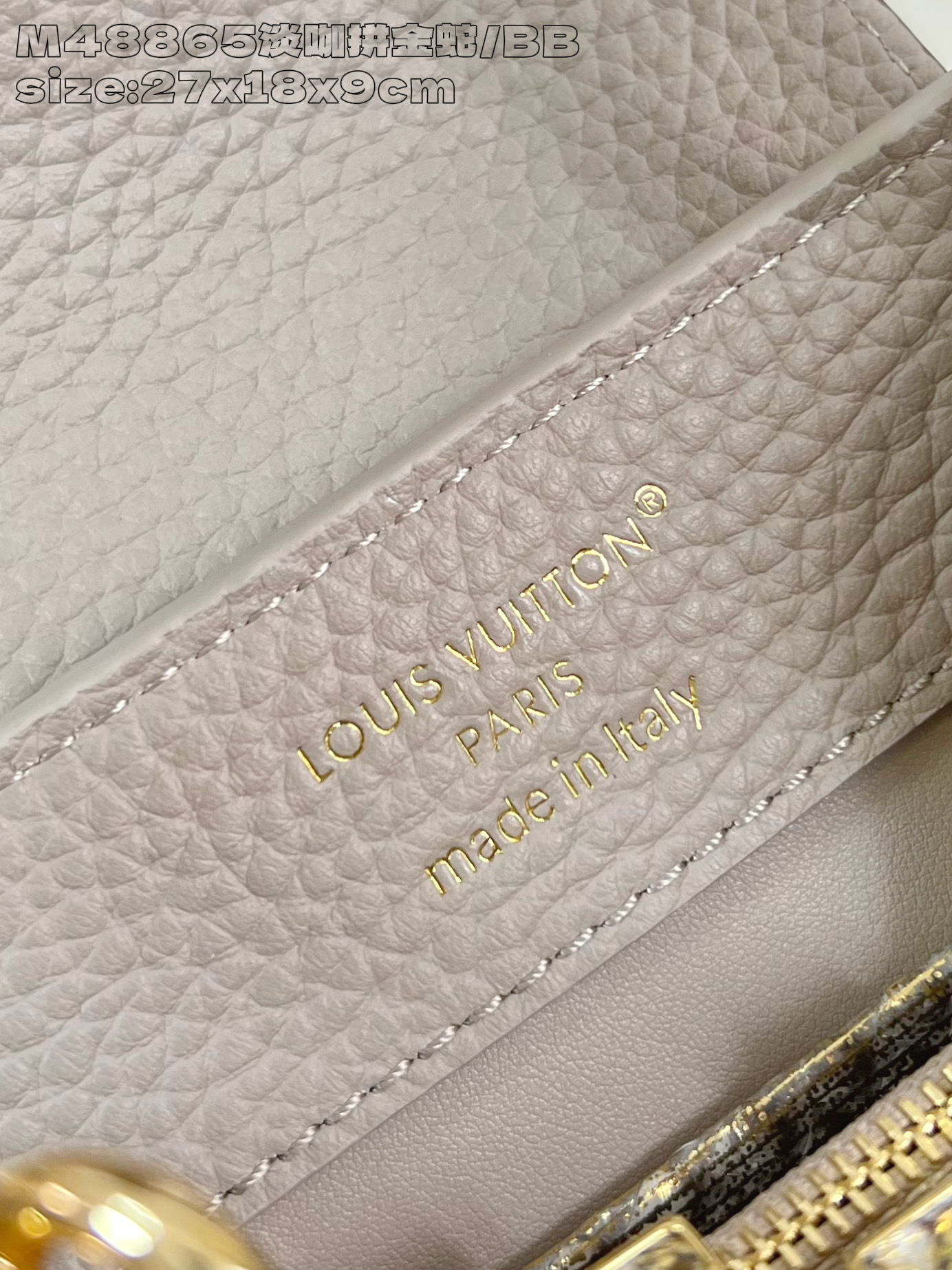 Louis Vuitton Basic Bag Cow Leather M-l-s