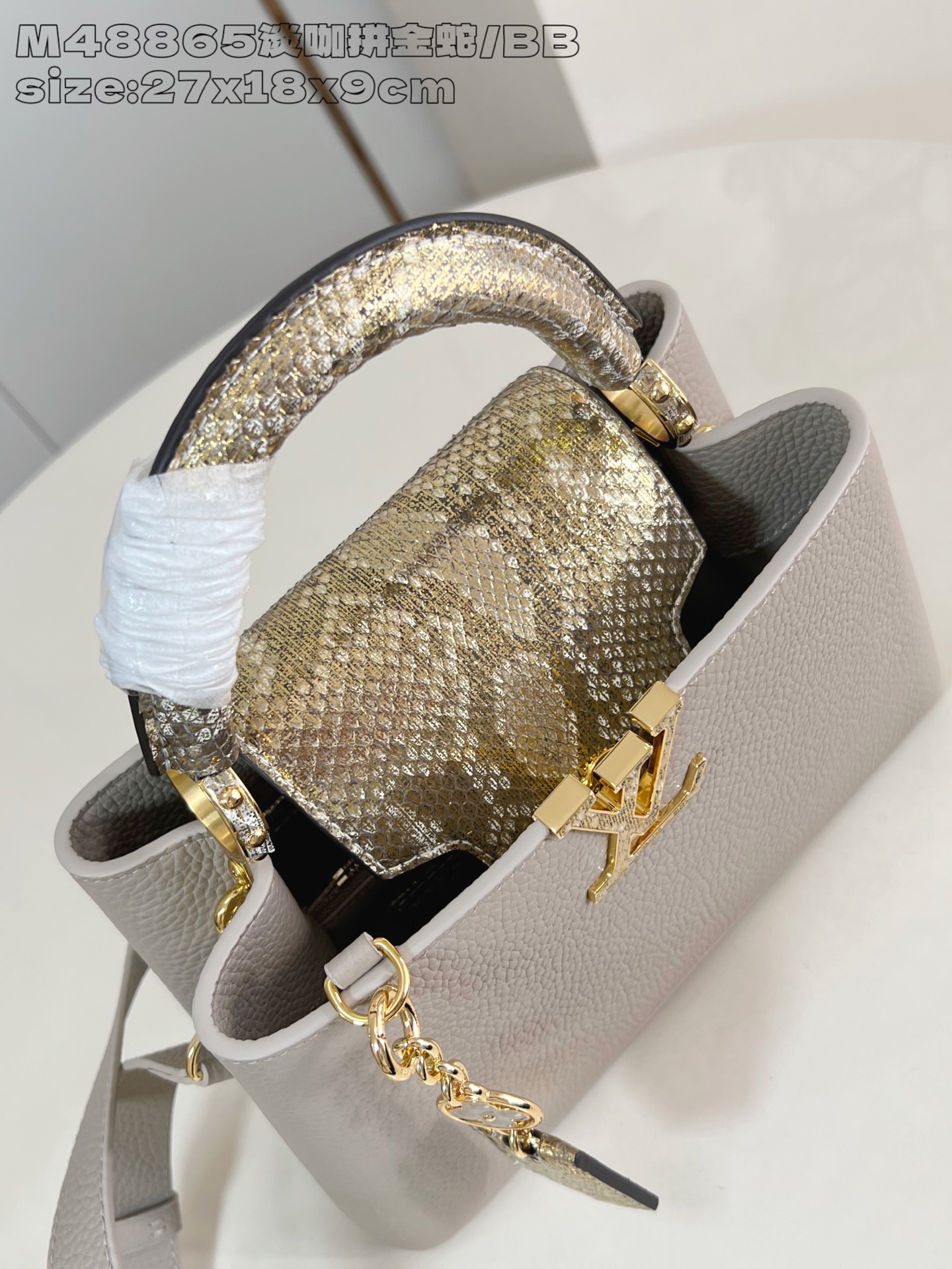 Louis Vuitton Basic Bag Cow Leather M-l-s