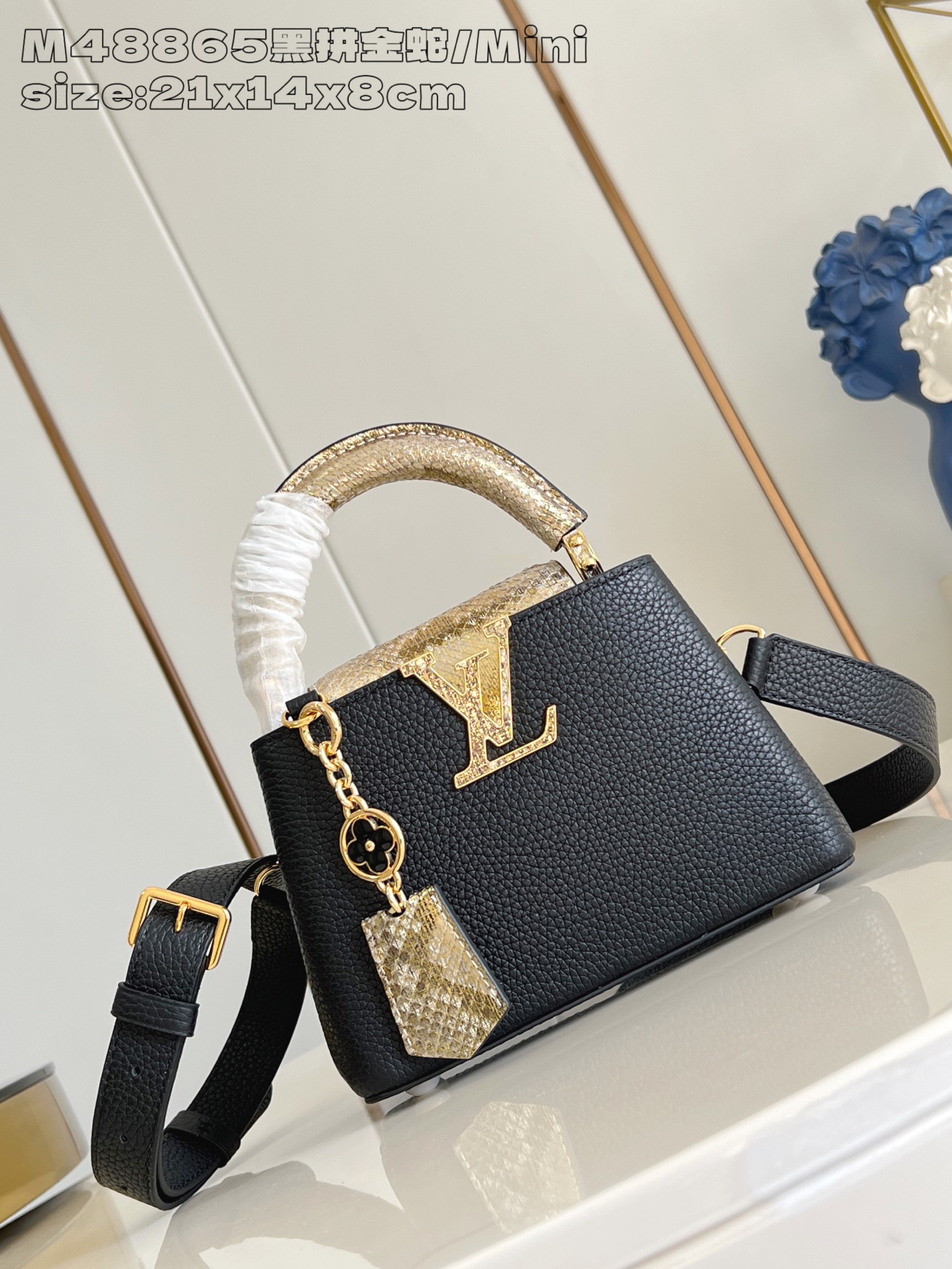 Louis Vuitton Basic Bag Cow Leather M-l-s