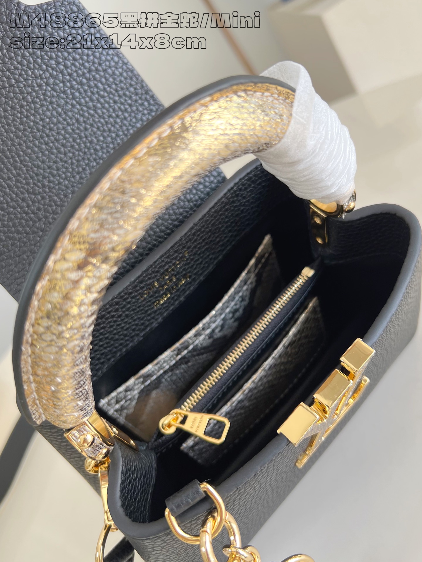 Louis Vuitton Basic Bag Cow Leather M-l-s