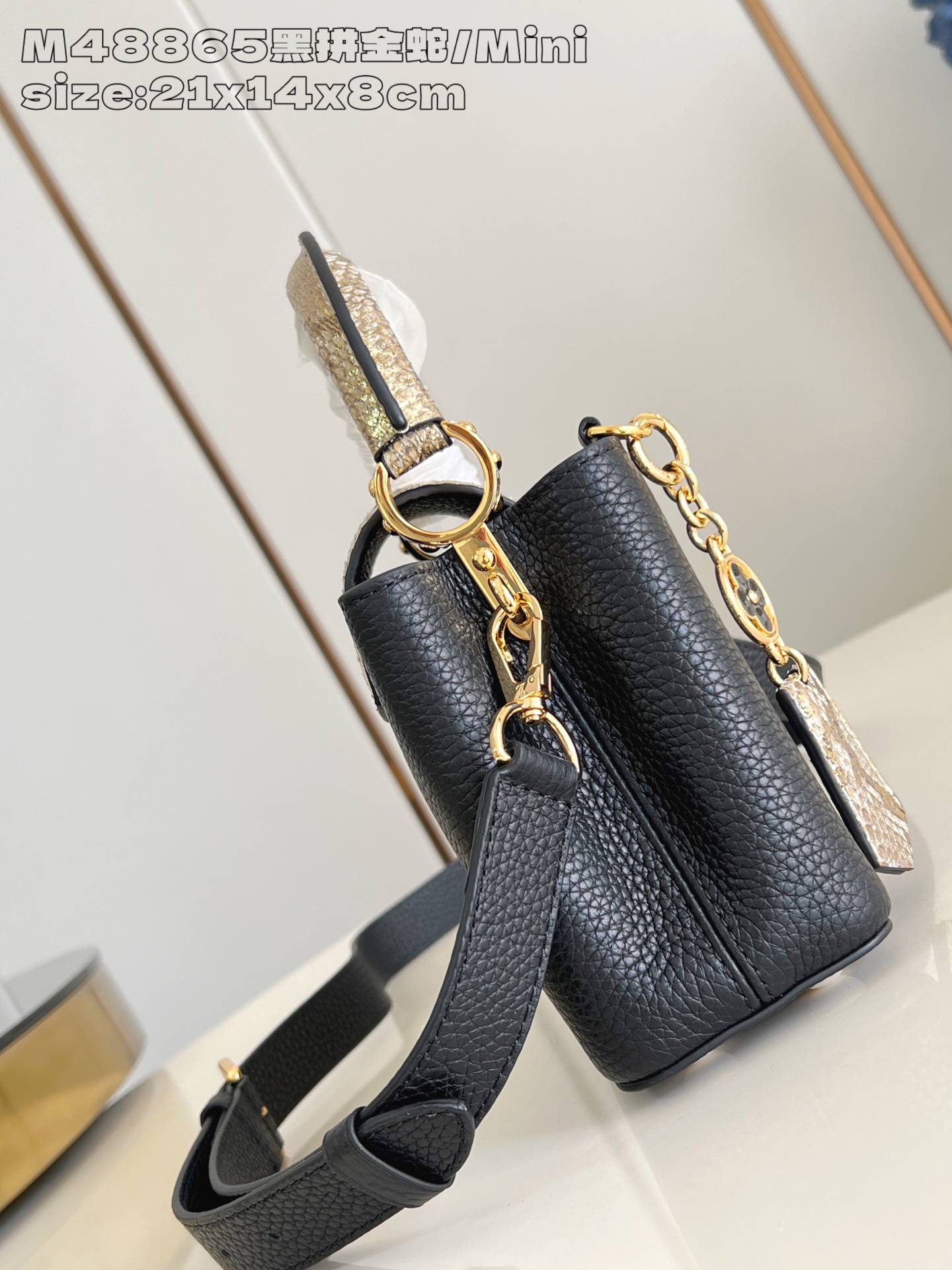 Louis Vuitton Basic Bag Cow Leather M-l-s