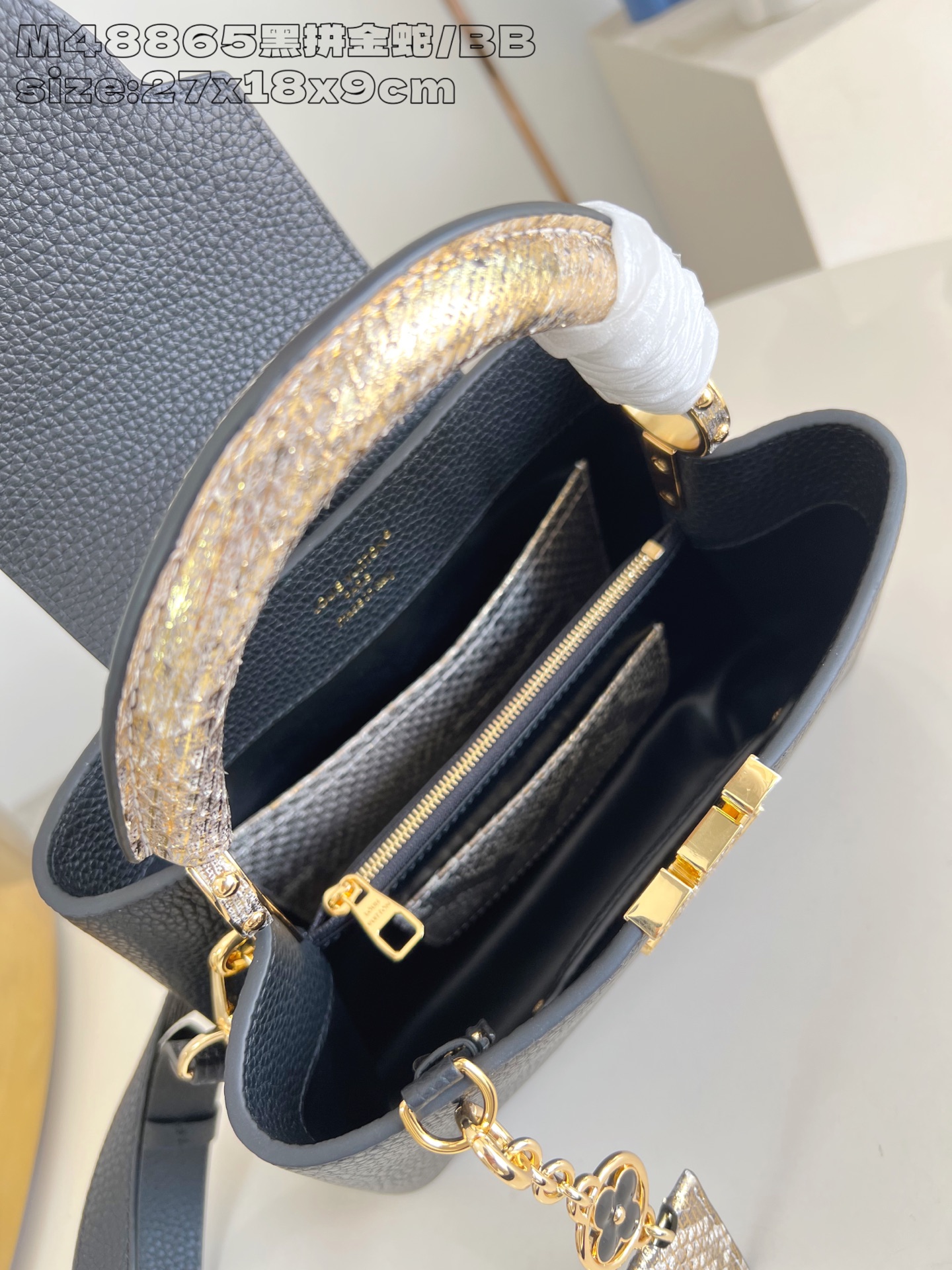 Louis Vuitton Basic Bag Cow Leather M-l-s