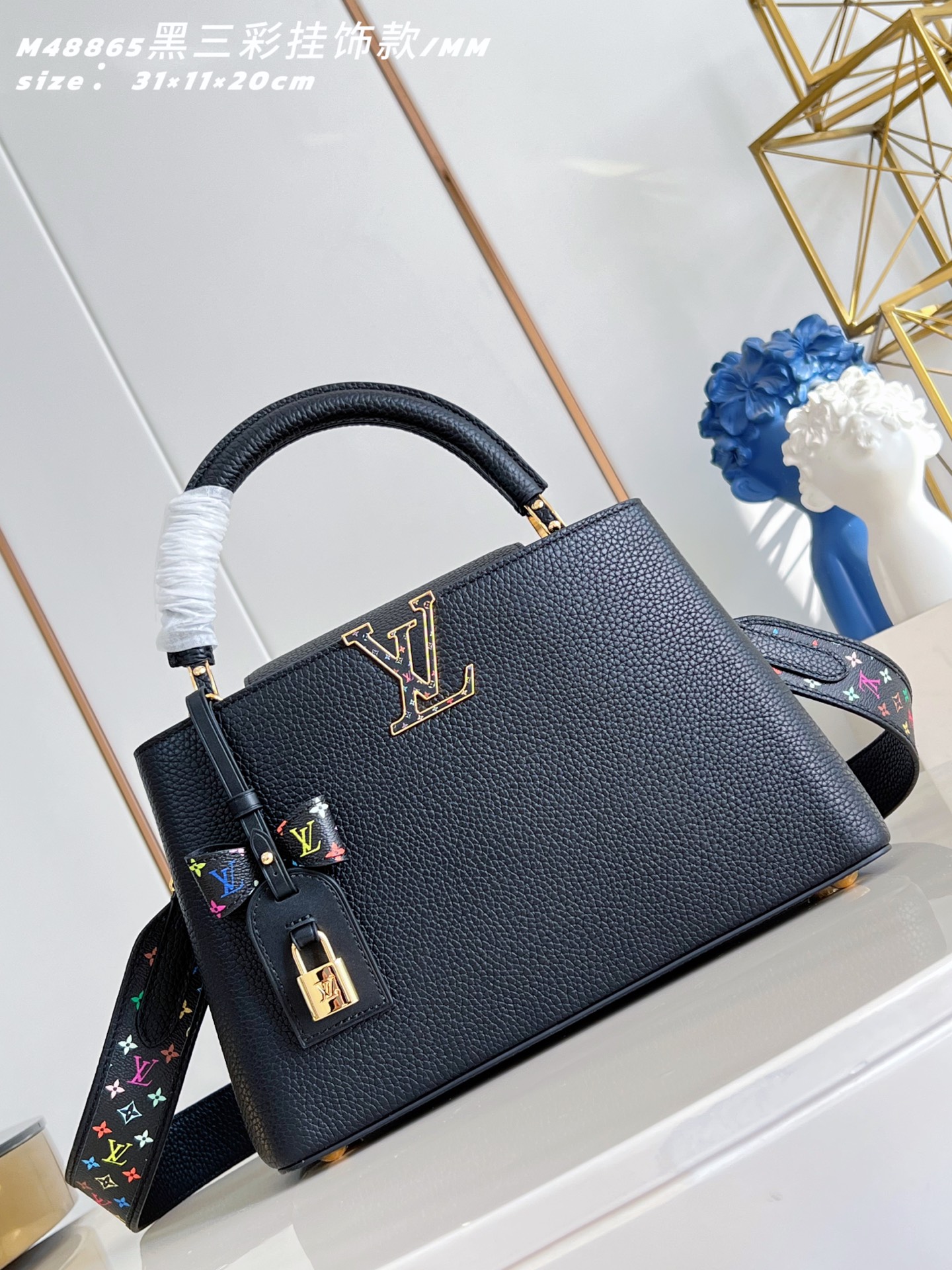 Louis Vuitton Basic Bag Cow Leather M-l-s