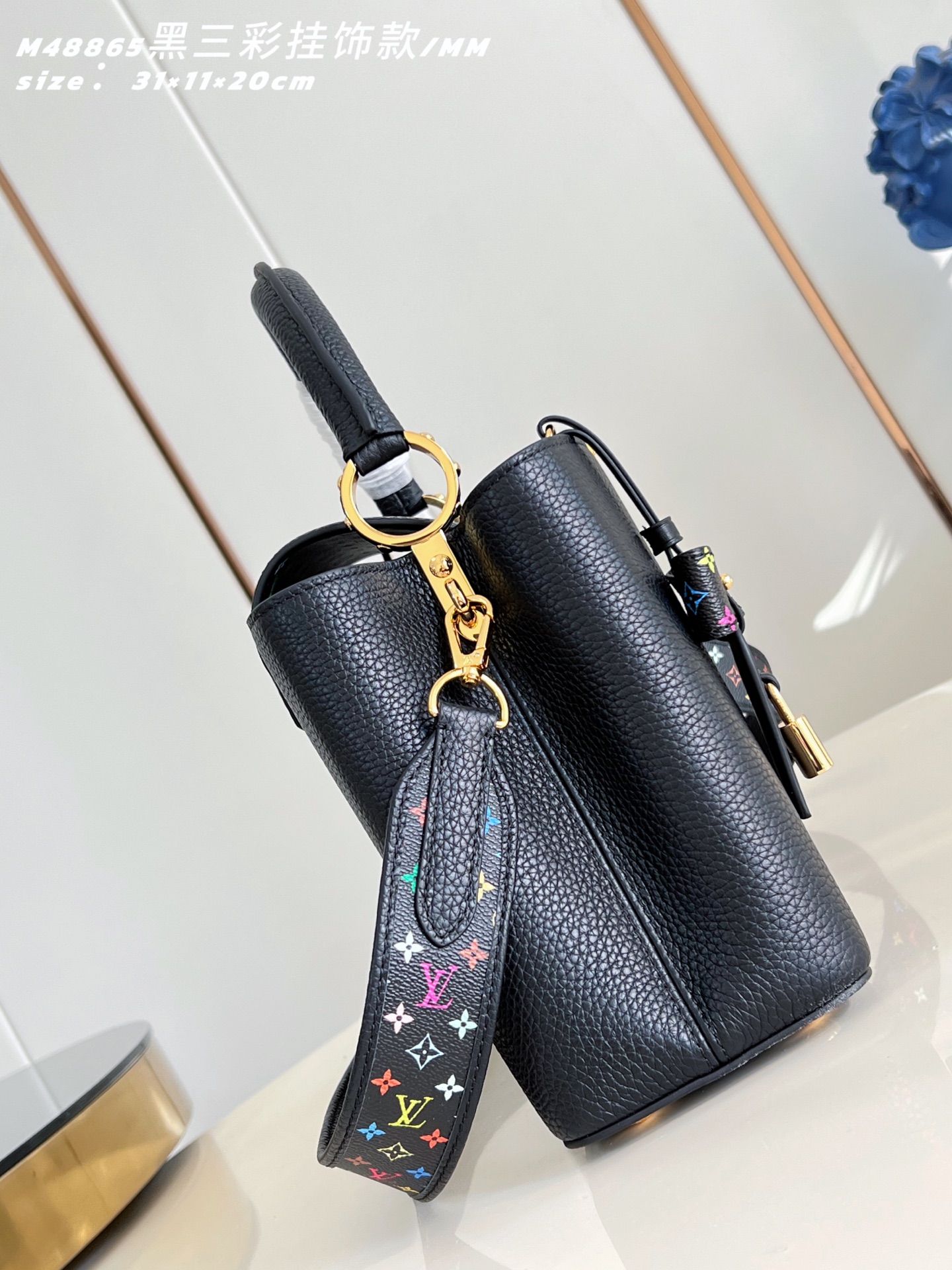 Louis Vuitton Basic Bag Cow Leather M-l-s