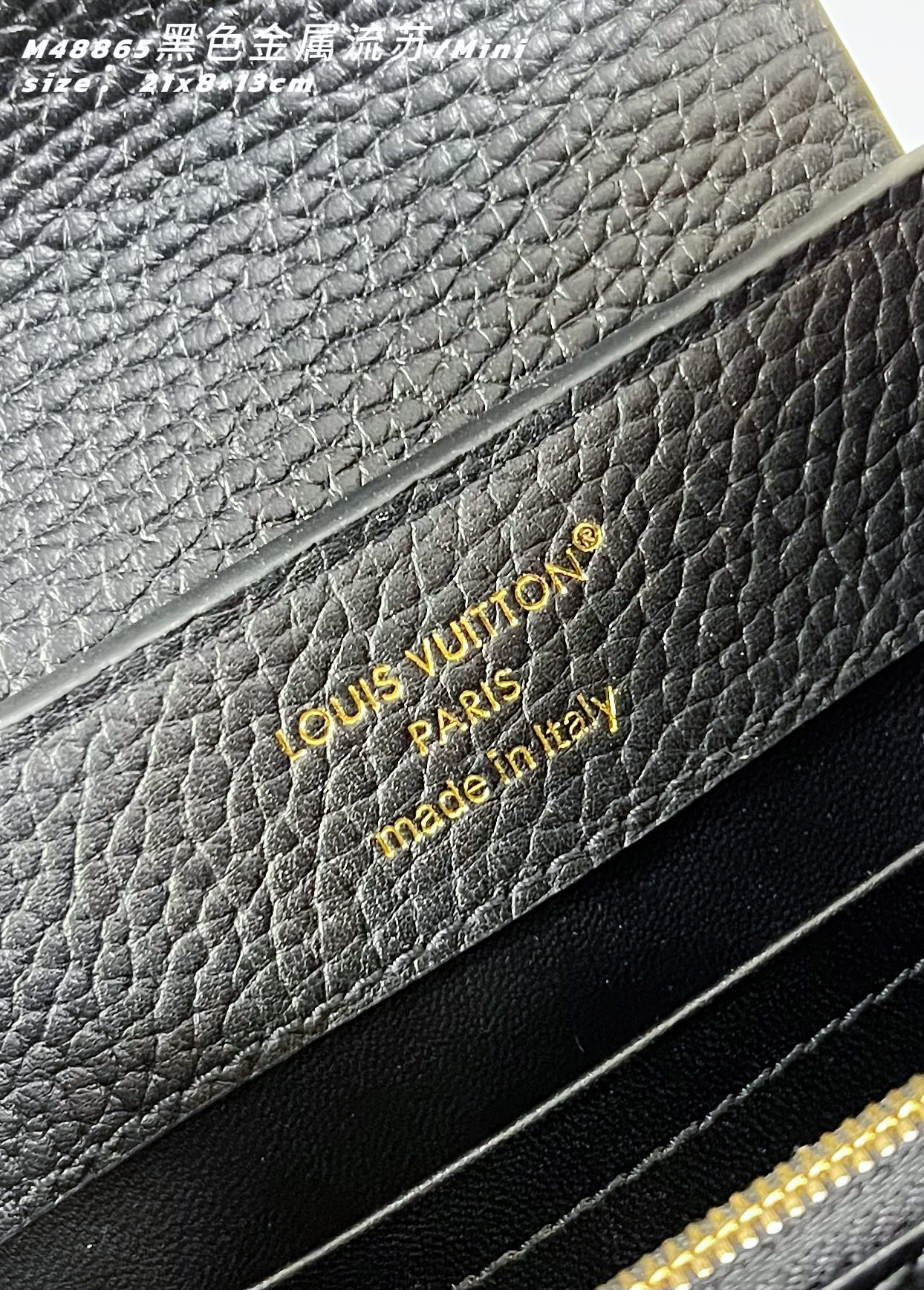 Louis Vuitton Basic Bag Cow Leather Black M-l-s