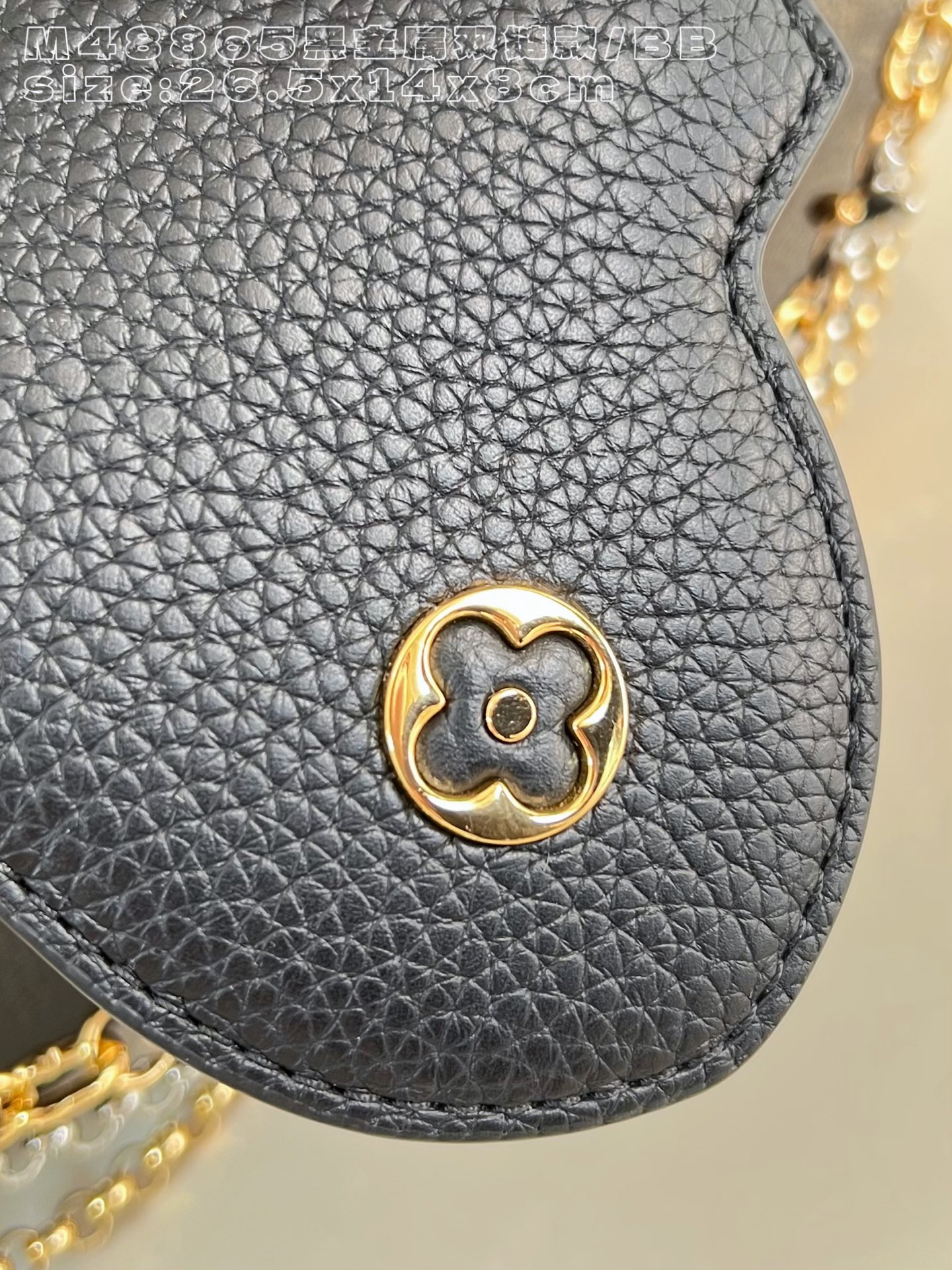 Louis Vuitton Basic Bag Cow Leather Black M-l-s