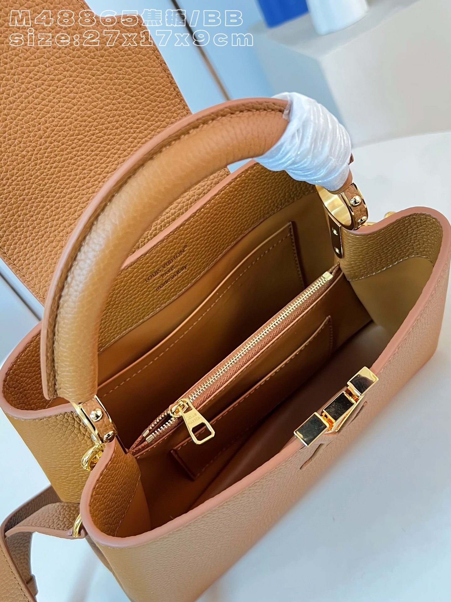 Louis Vuitton Basic Bag Cow Leather M-l-s