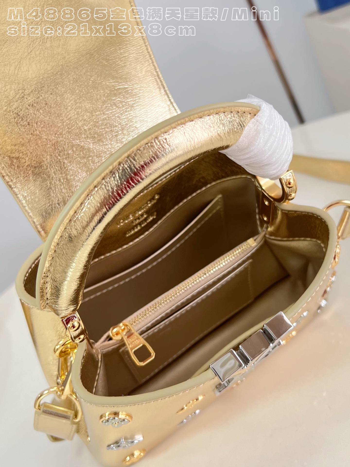Louis Vuitton Basic Bag Gold M-l-s
