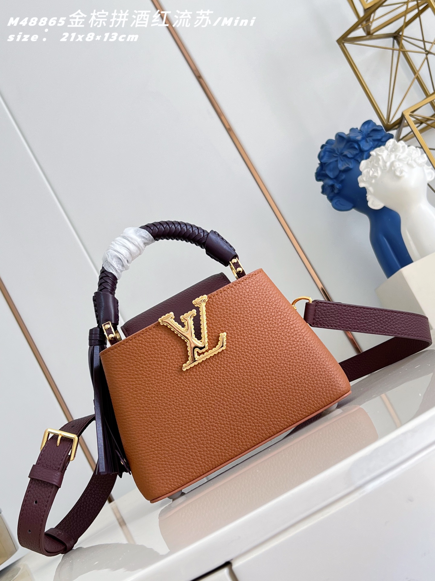 Louis Vuitton Basic Bag Cow Leather M-l-s