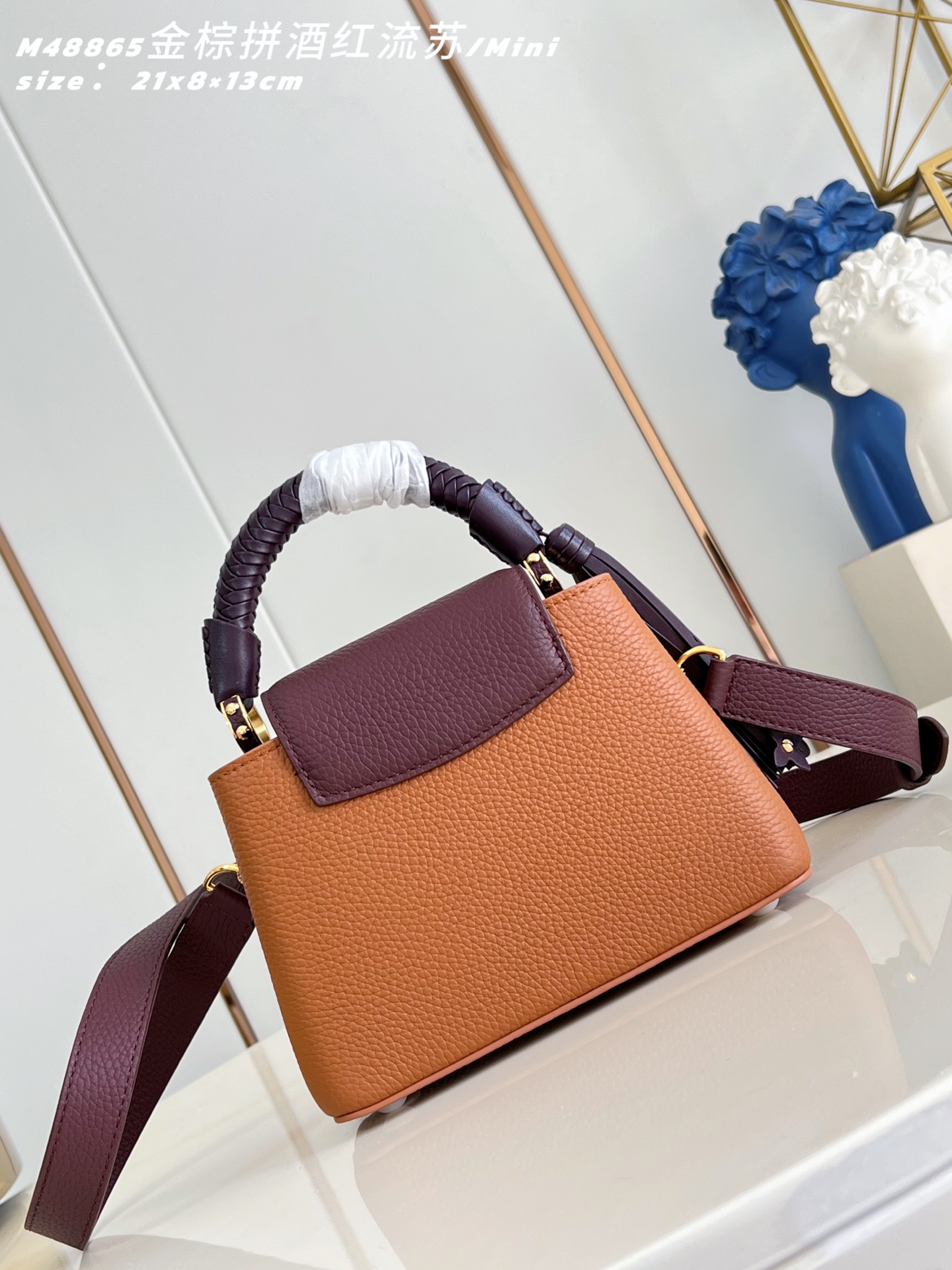 Louis Vuitton Basic Bag Cow Leather M-l-s