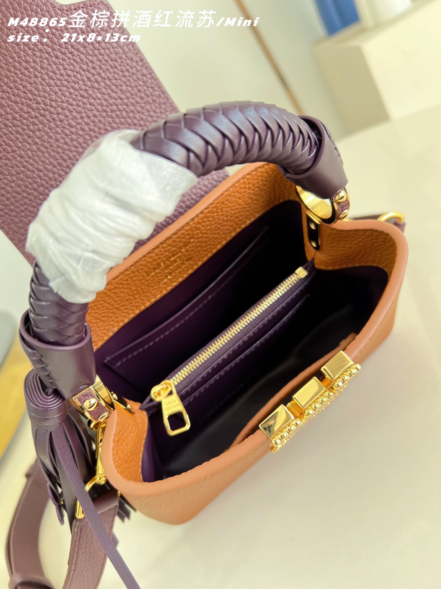 Louis Vuitton Basic Bag Cow Leather M-l-s