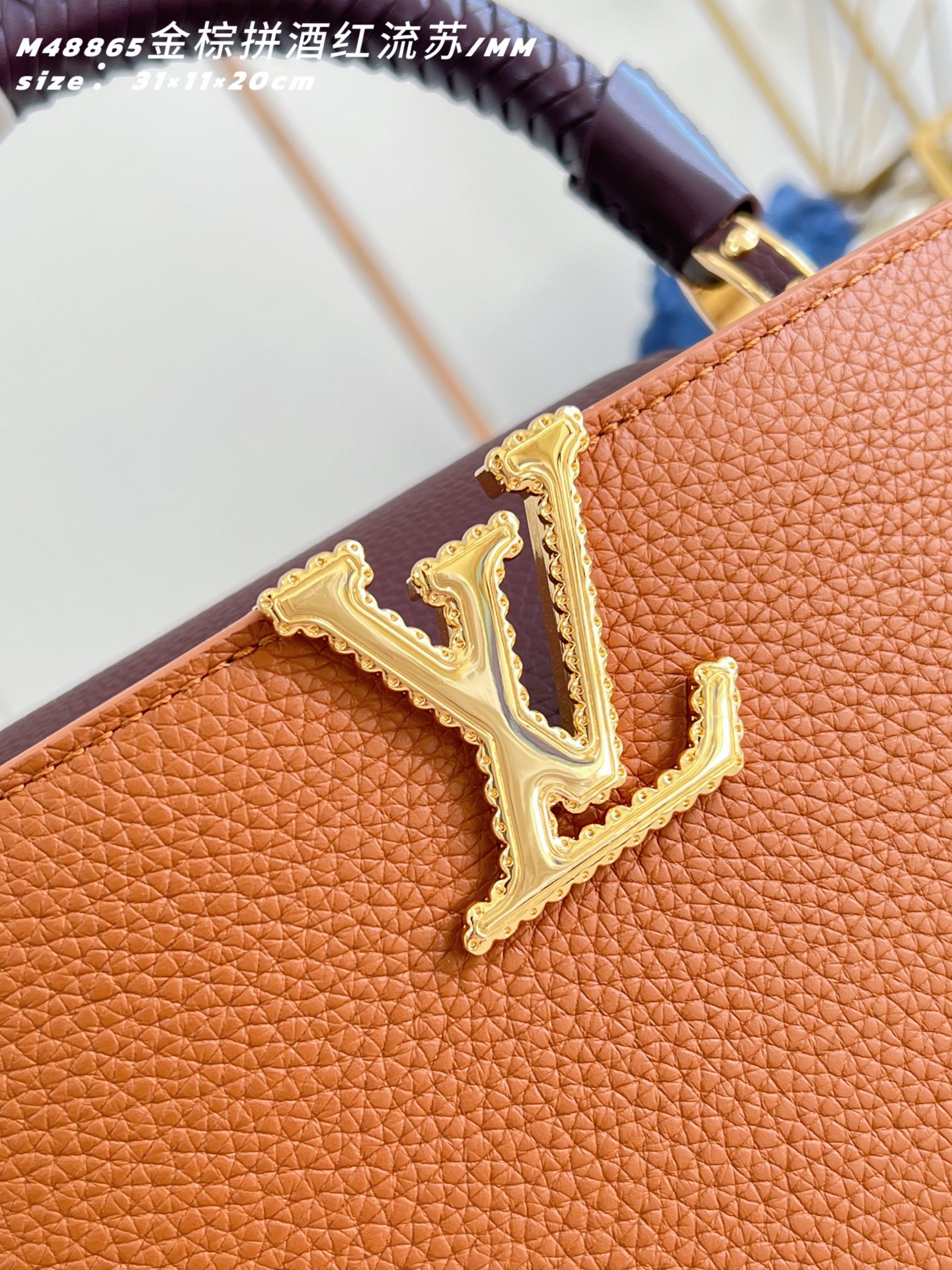 Louis Vuitton Basic Bag Cow Leather M-l-s