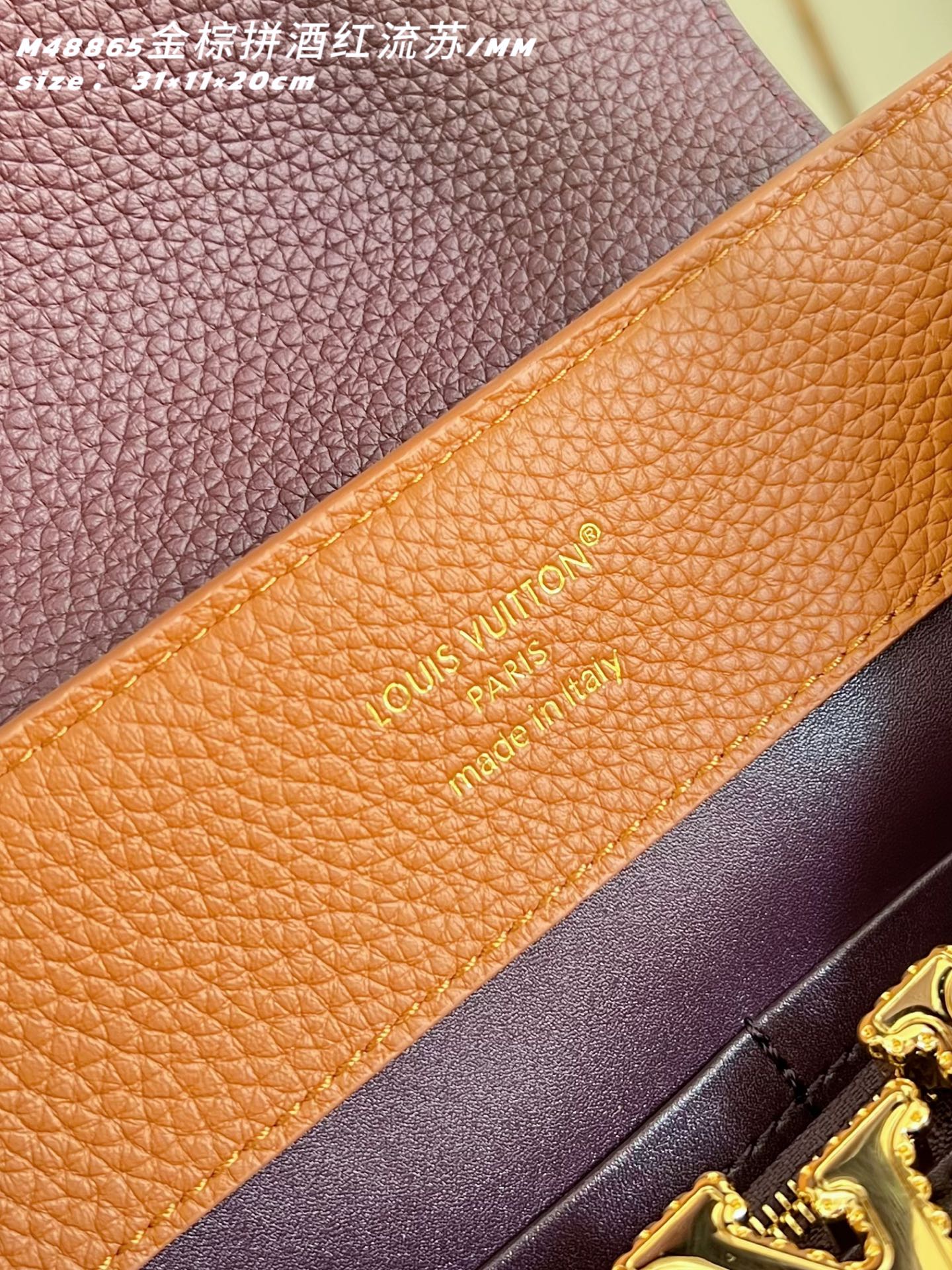 Louis Vuitton Basic Bag Cow Leather M-l-s