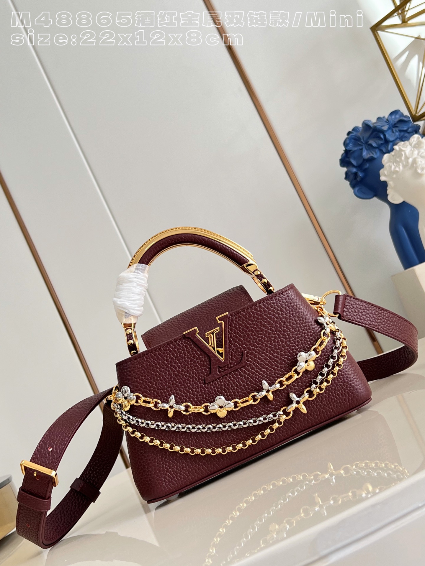 Louis Vuitton Basic Bag Cow Leather M-l-s