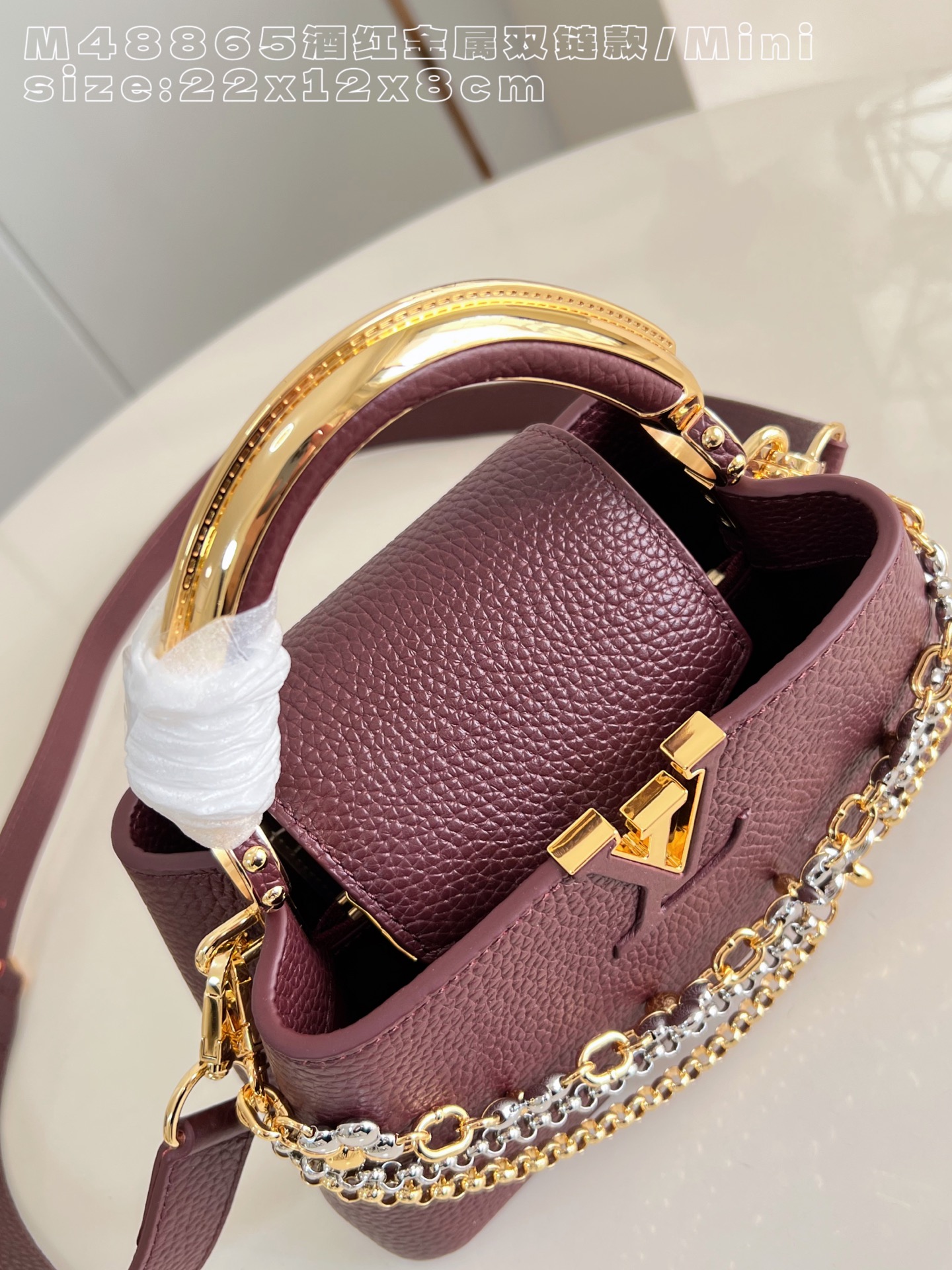 Louis Vuitton Basic Bag Cow Leather M-l-s