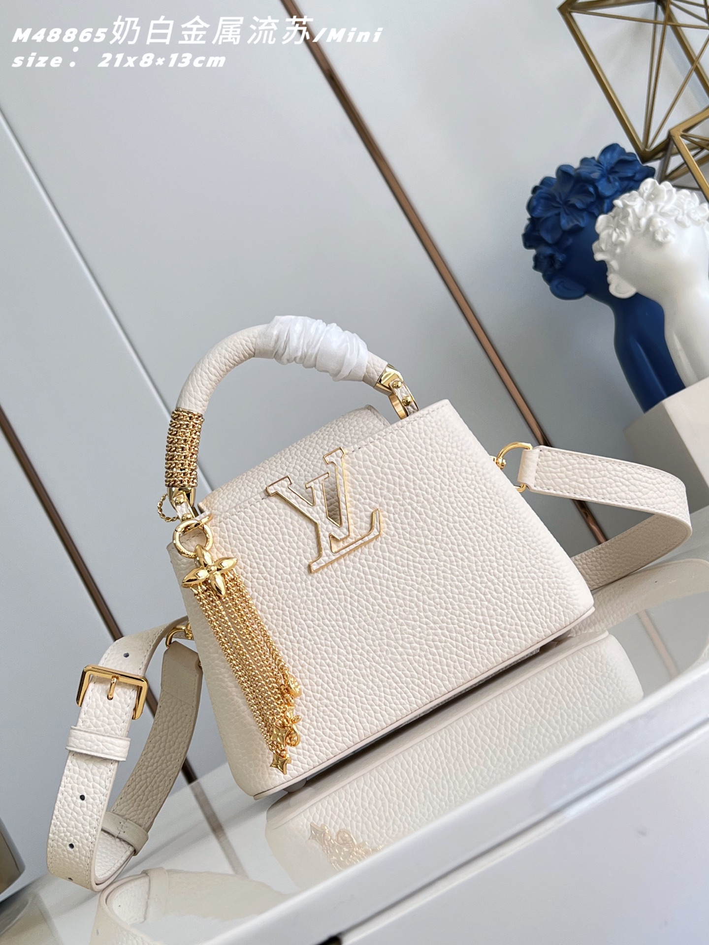 Louis Vuitton Basic Bag Cow Leather M-l-s