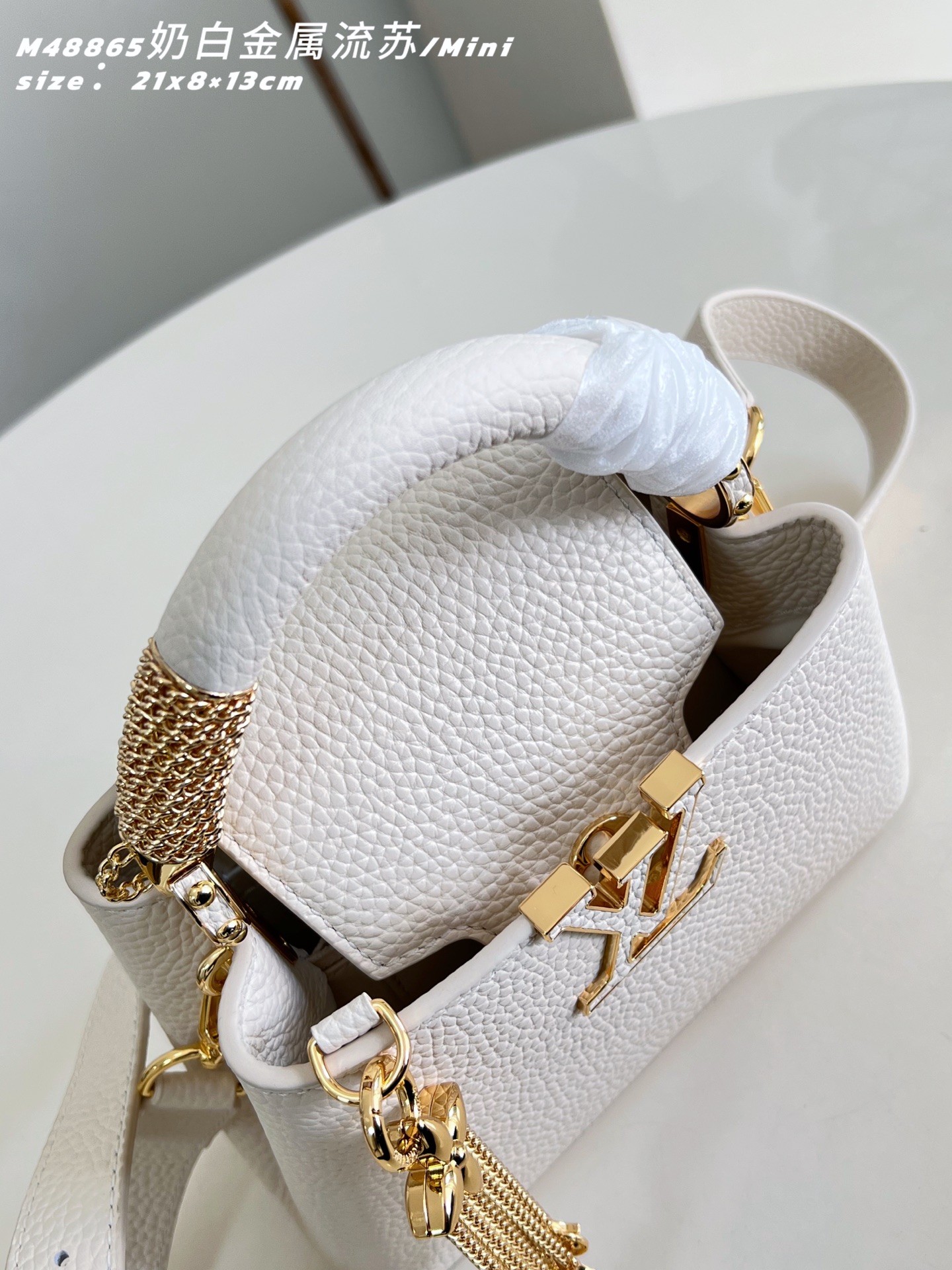 Louis Vuitton Basic Bag Cow Leather M-l-s