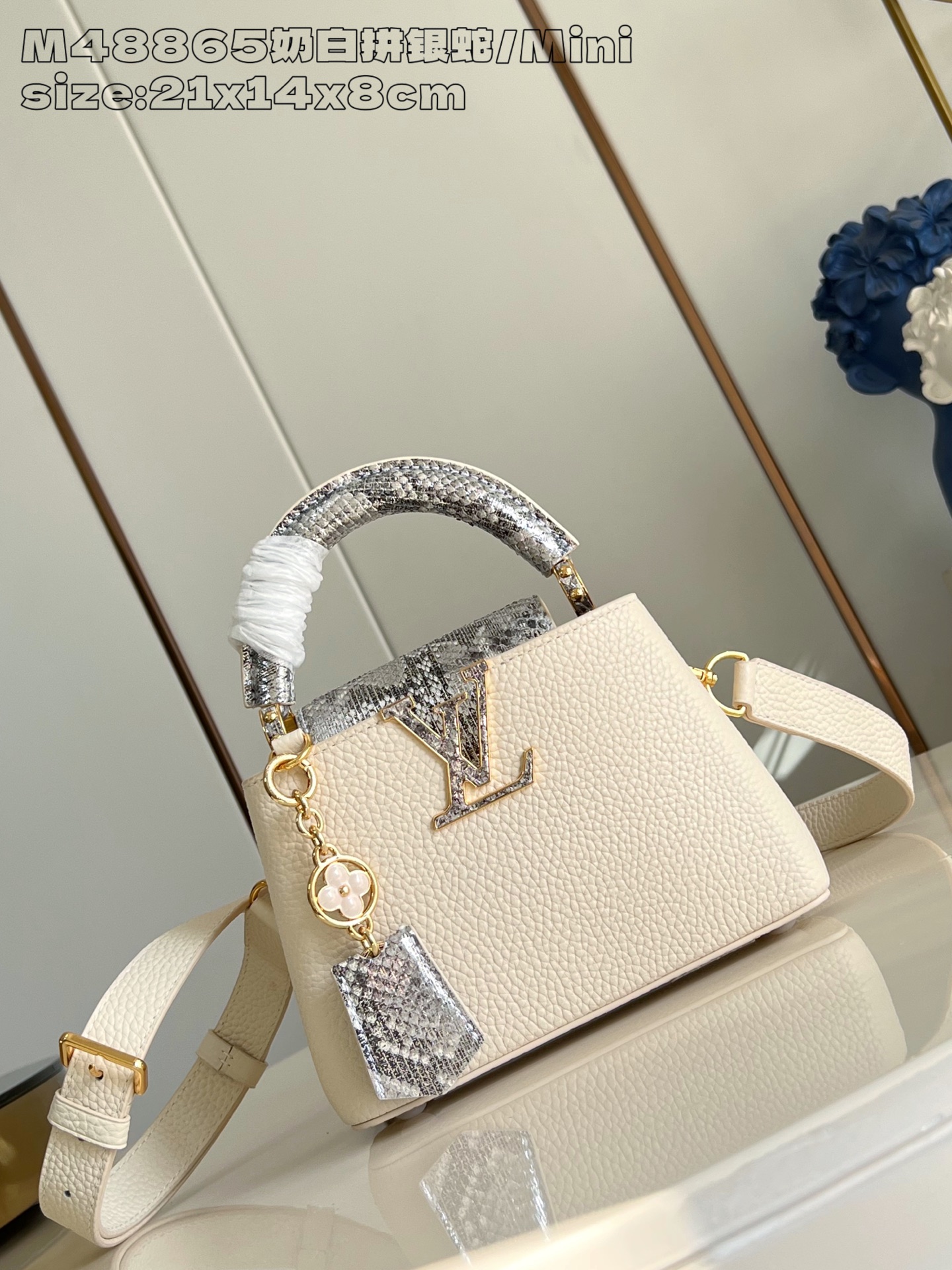 Louis Vuitton Basic Bag Cow Leather M-l-s