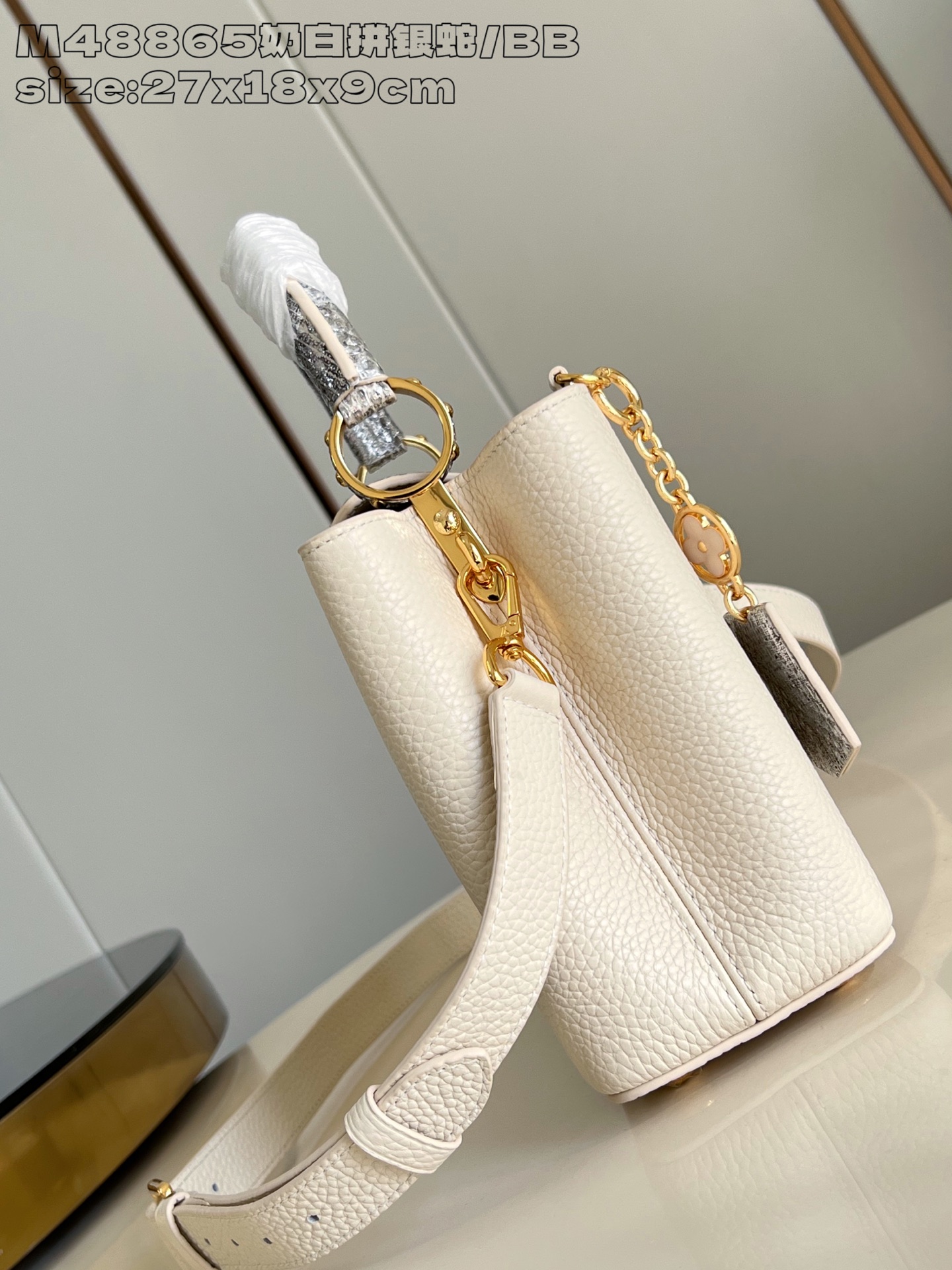 Louis Vuitton Basic Bag Cow Leather M-l-s