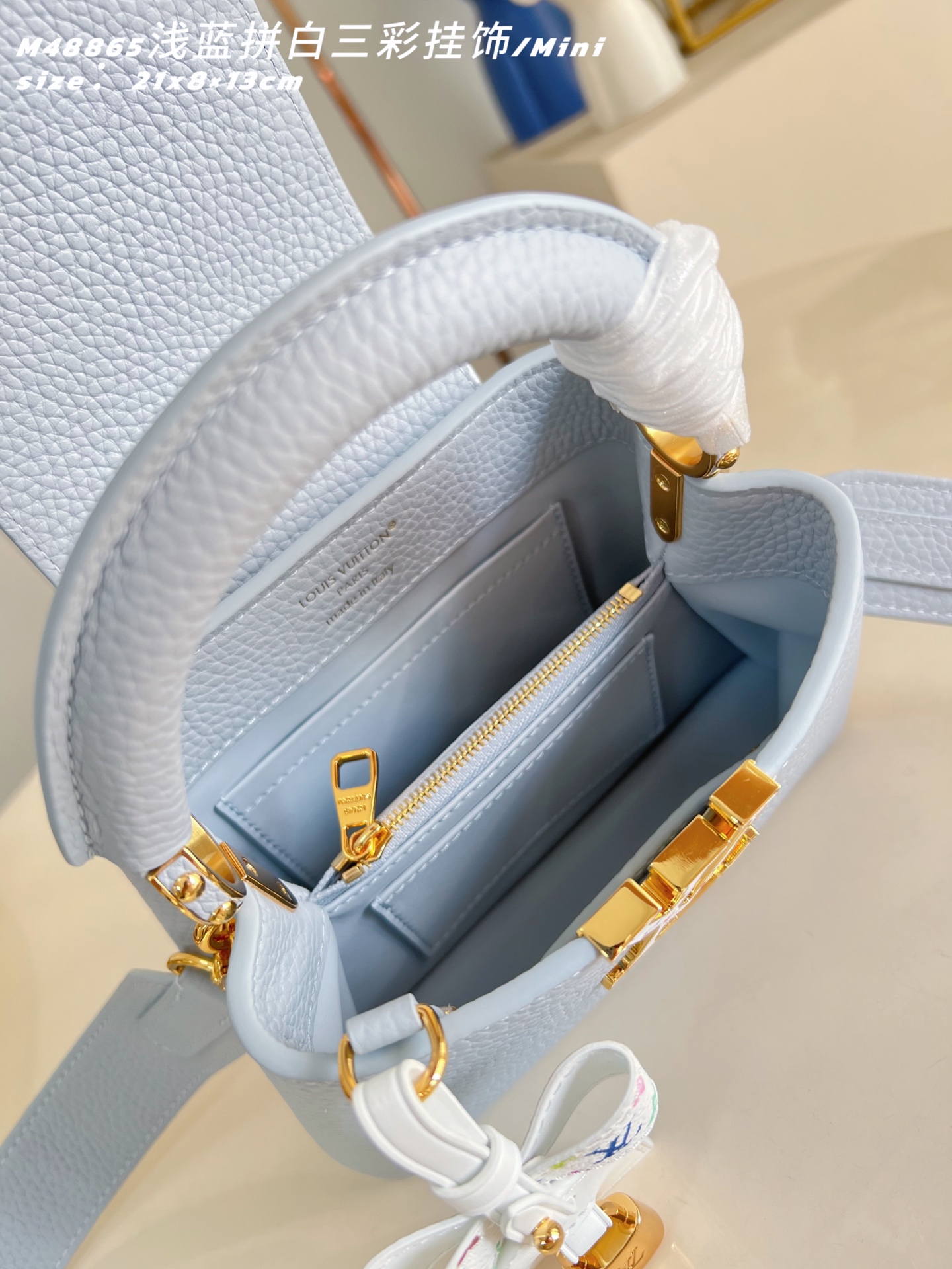 Louis Vuitton Basic Bag Cow Leather M-l-s