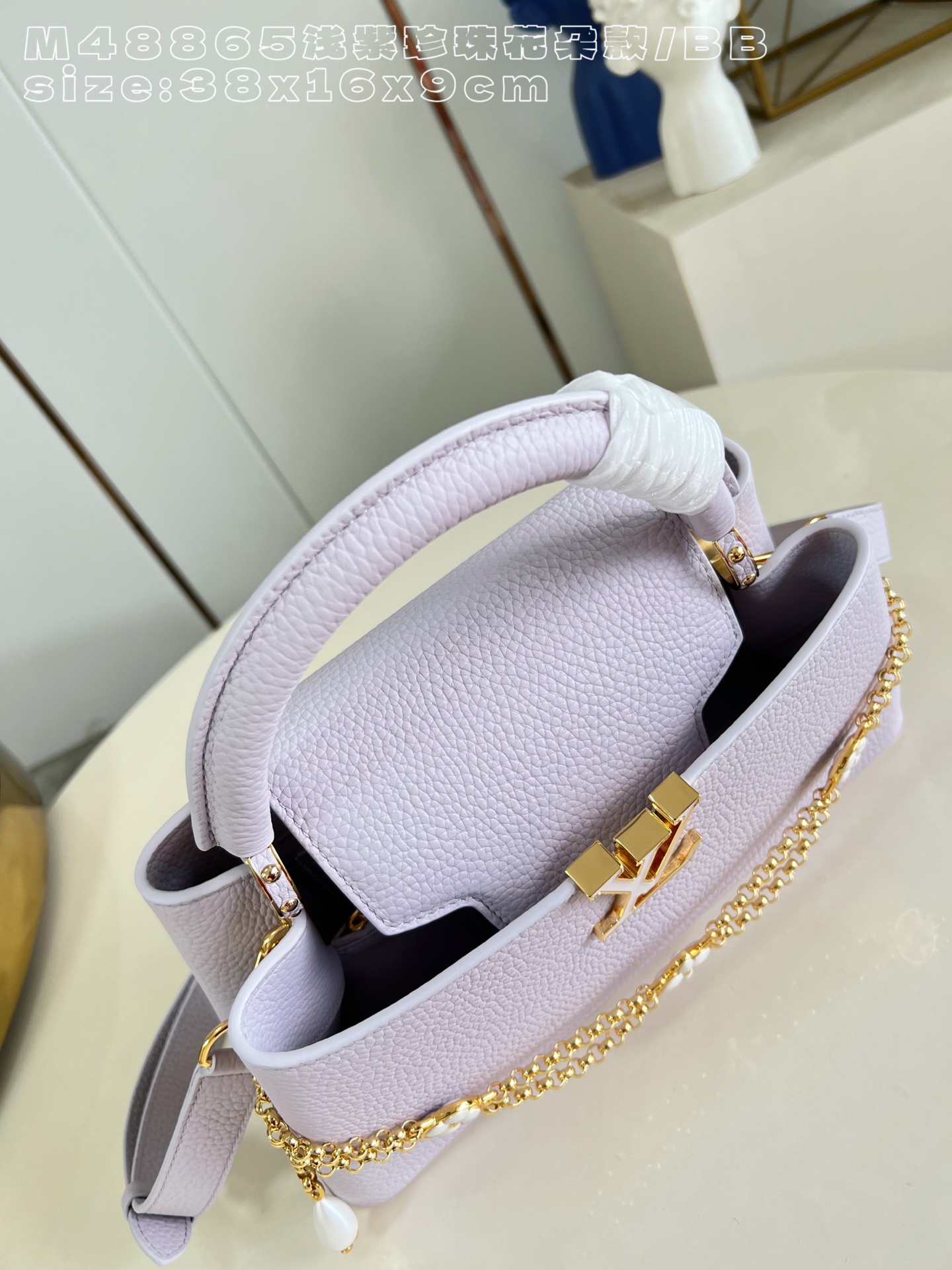 Louis Vuitton Basic Bag Cow Leather M-l-s