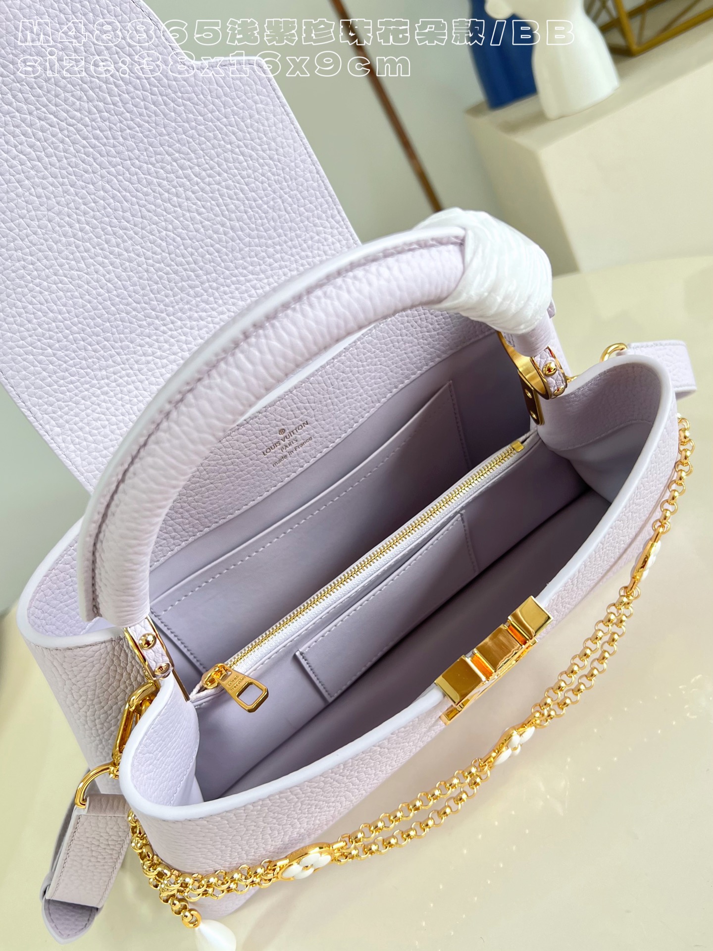 Louis Vuitton Basic Bag Cow Leather M-l-s