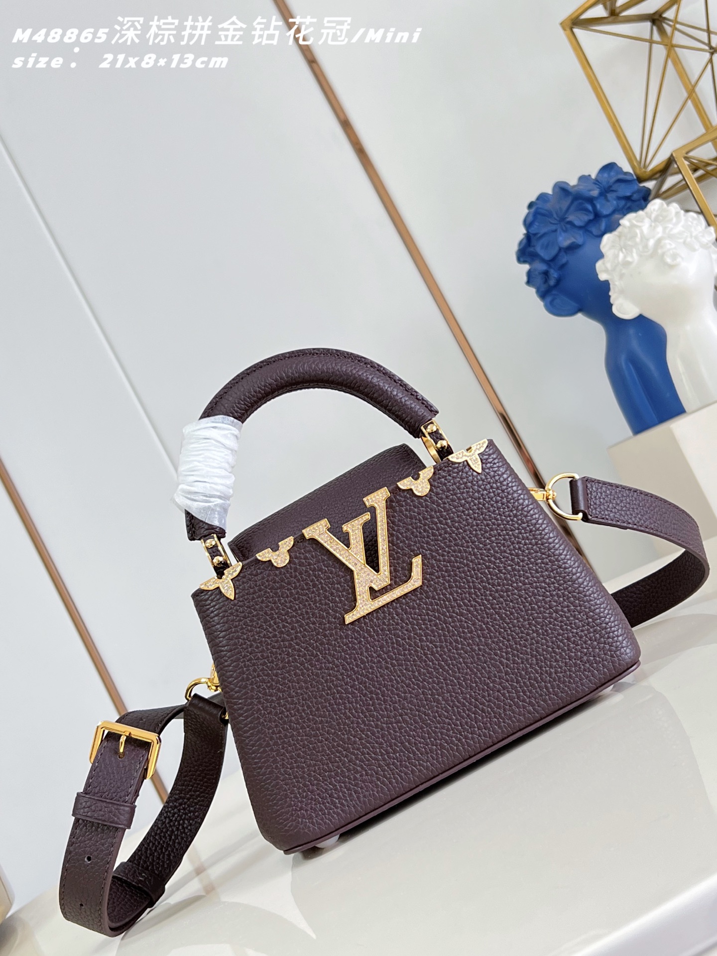 Louis Vuitton Basic Bag Cow Leather M-l-s
