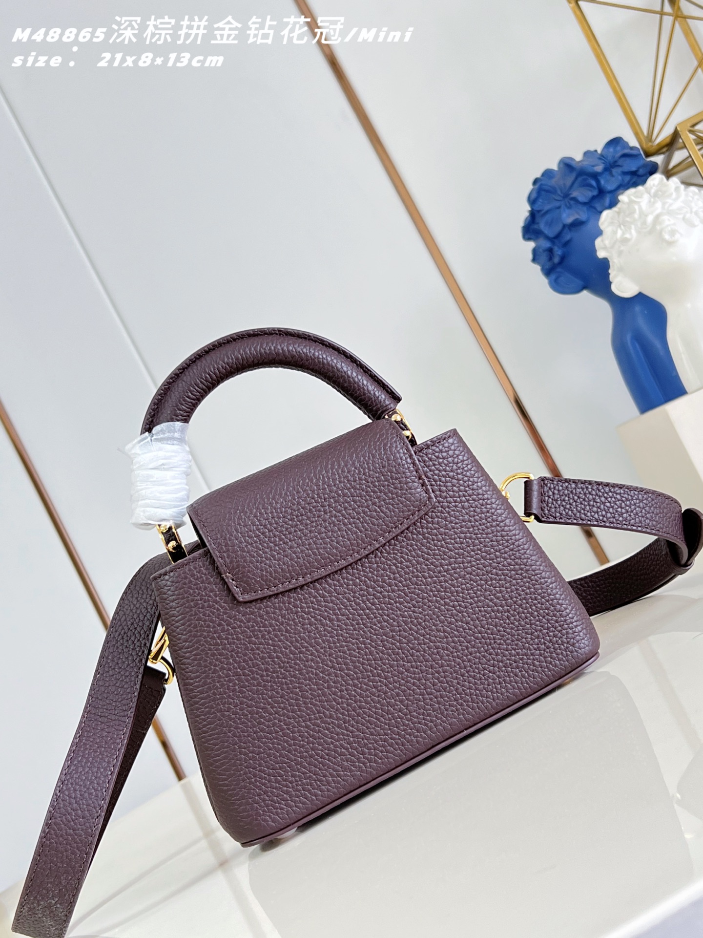 Louis Vuitton Basic Bag Cow Leather M-l-s