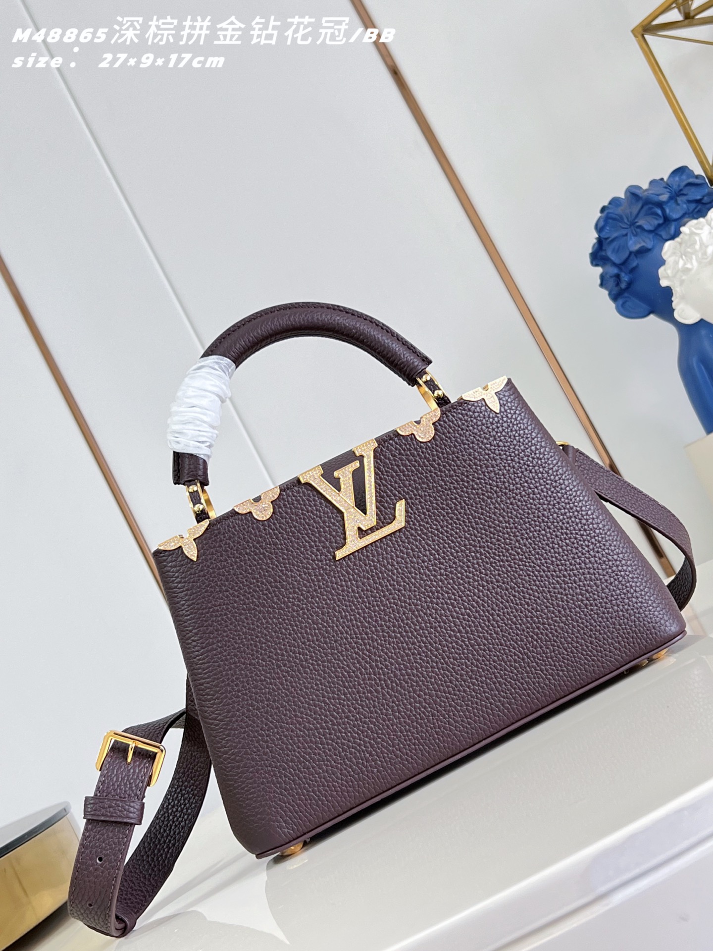 Louis Vuitton Basic Bag Cow Leather M-l-s