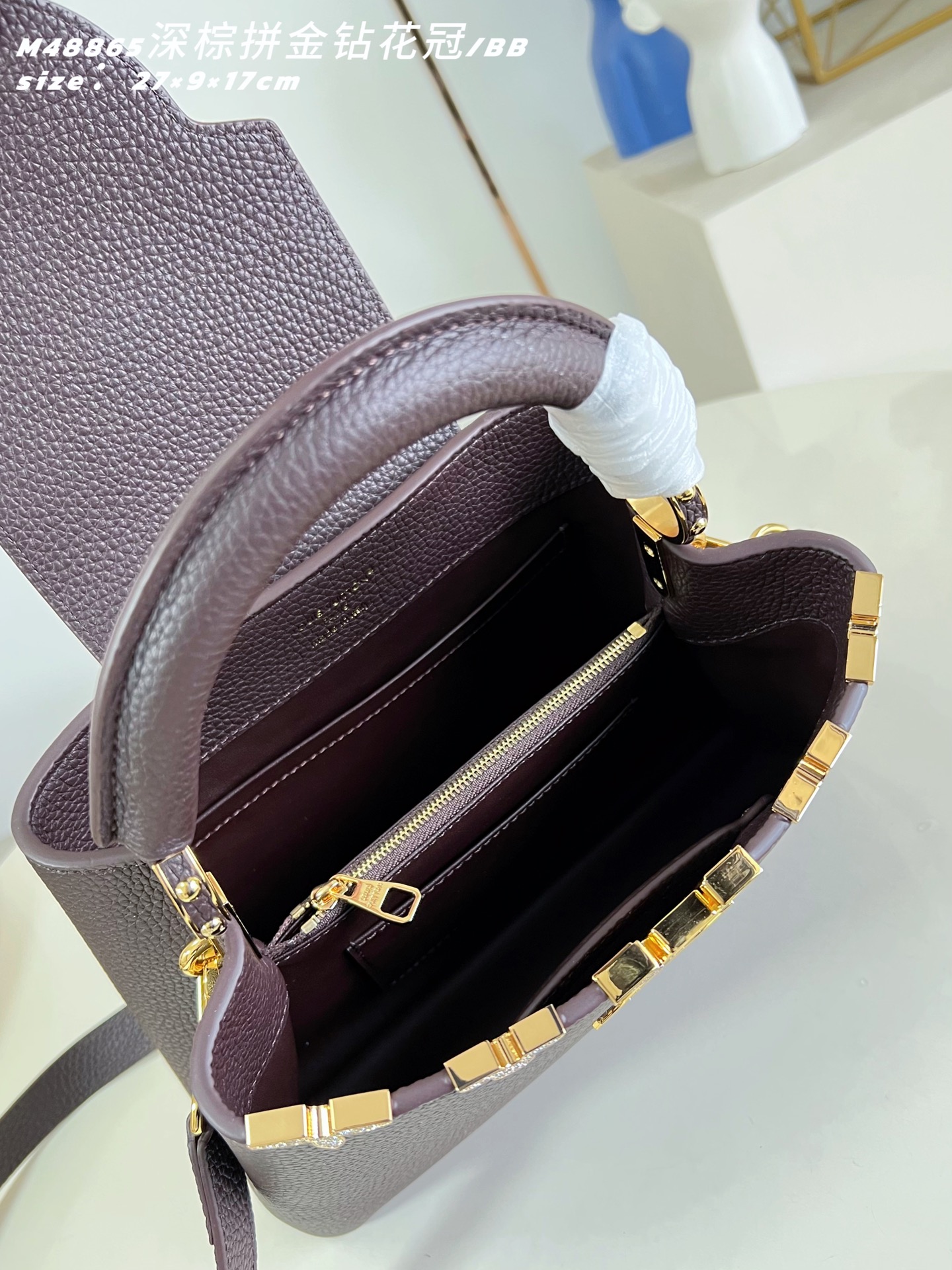 Louis Vuitton Basic Bag Cow Leather M-l-s