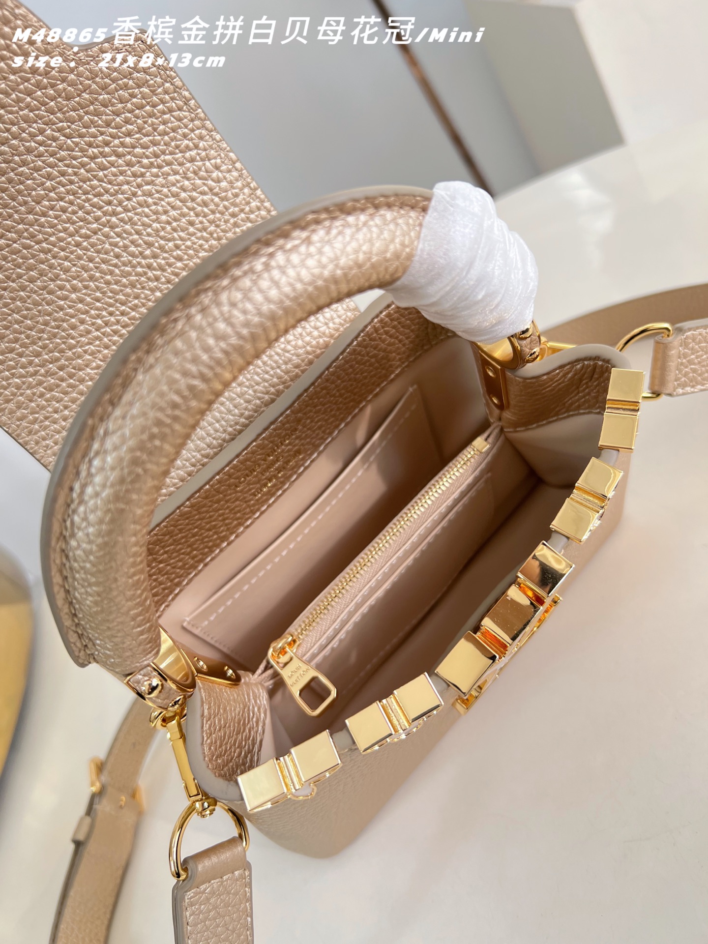 Louis Vuitton Basic Bag Cow Leather M-l-s