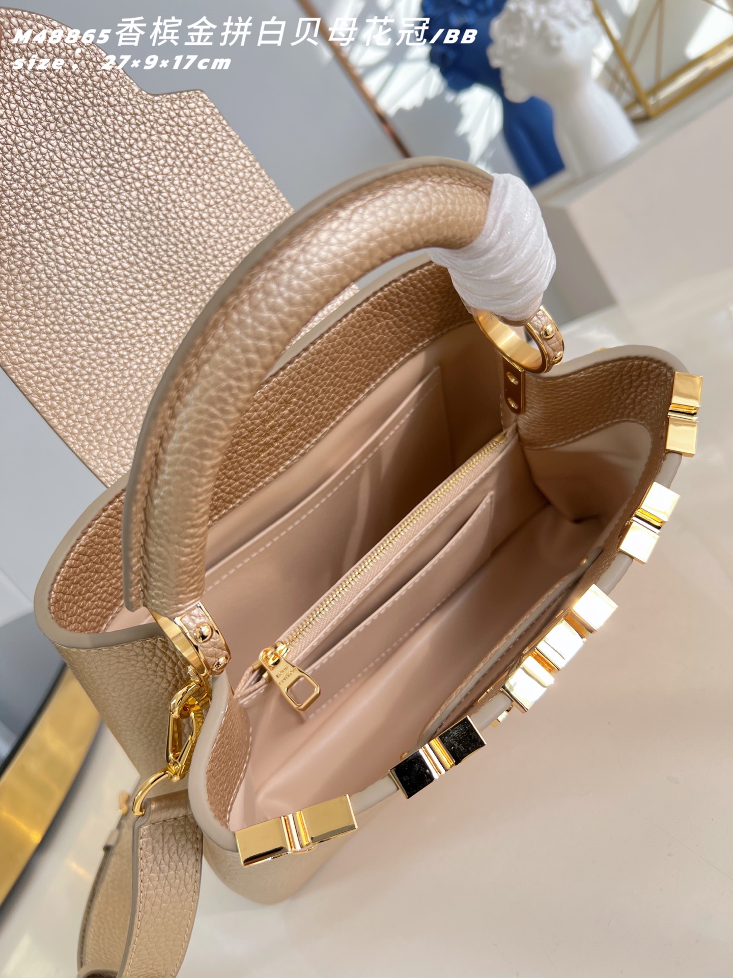 Louis Vuitton Basic Bag Cow Leather M-l-s