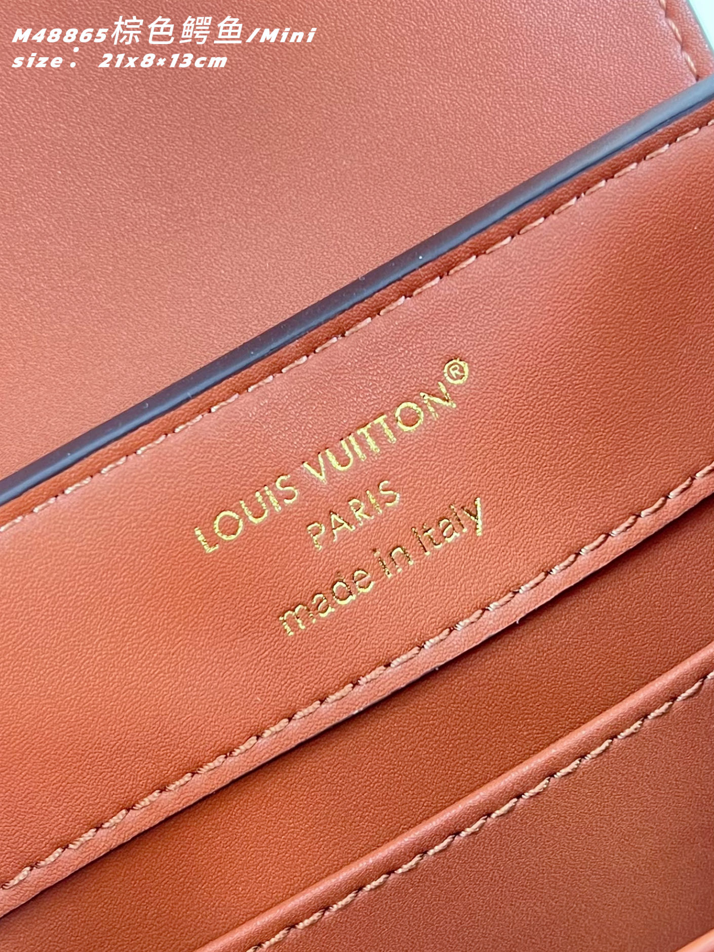 Louis Vuitton Basic Bag Sheepskin Brown M-s