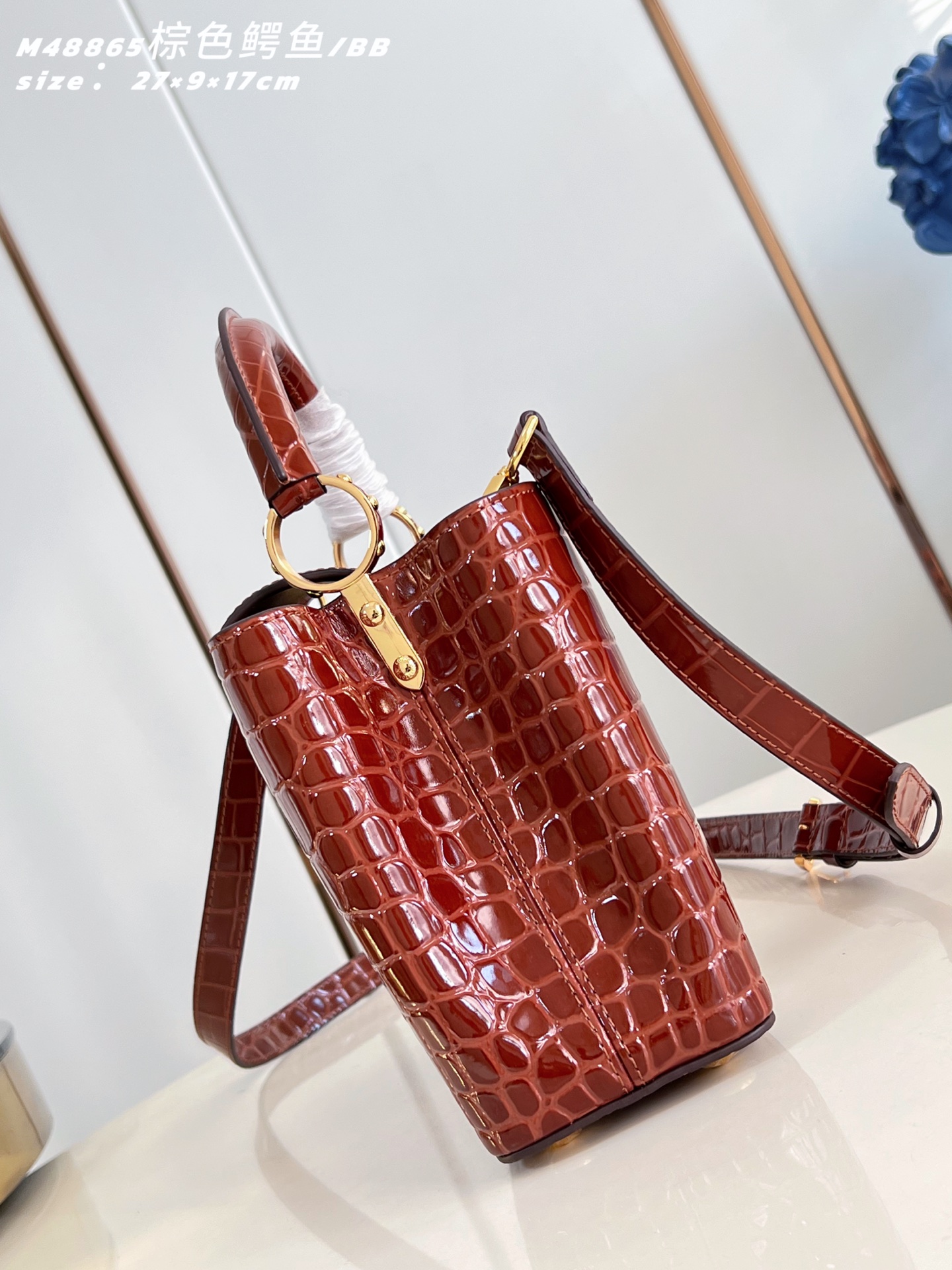 Louis Vuitton Basic Bag Sheepskin Brown M-s