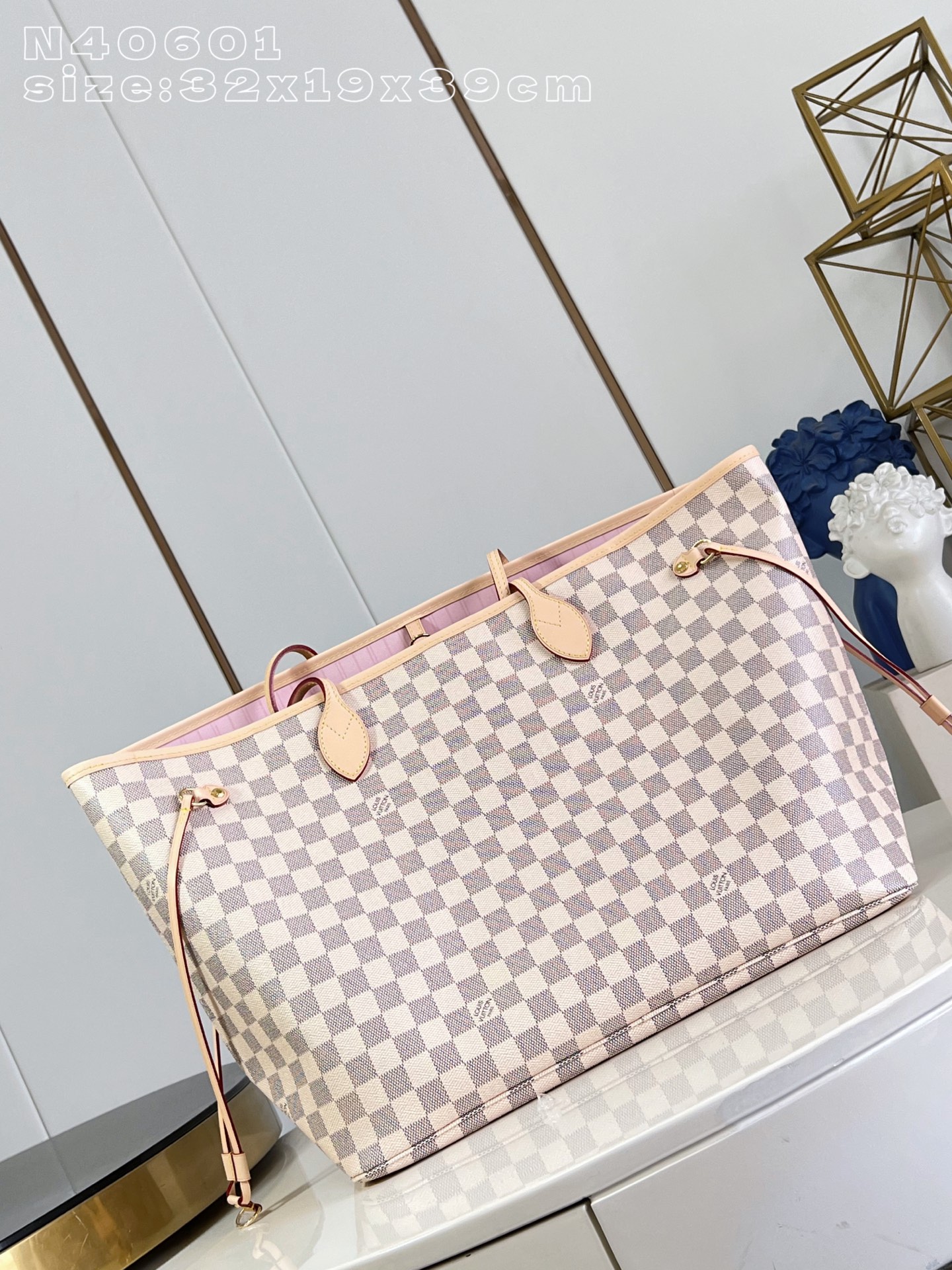 Louis Vuitton Tote Bag Cow Leather M-l