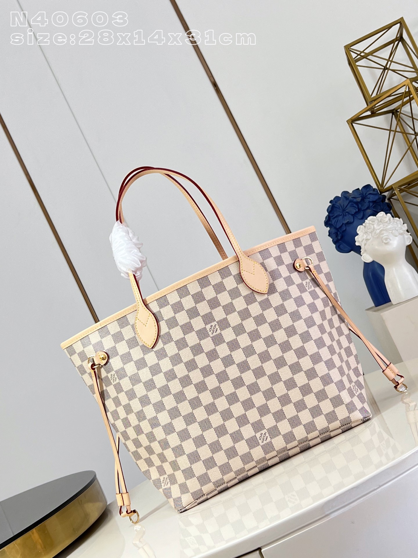 Louis Vuitton Tote Bag Cow Leather M-l