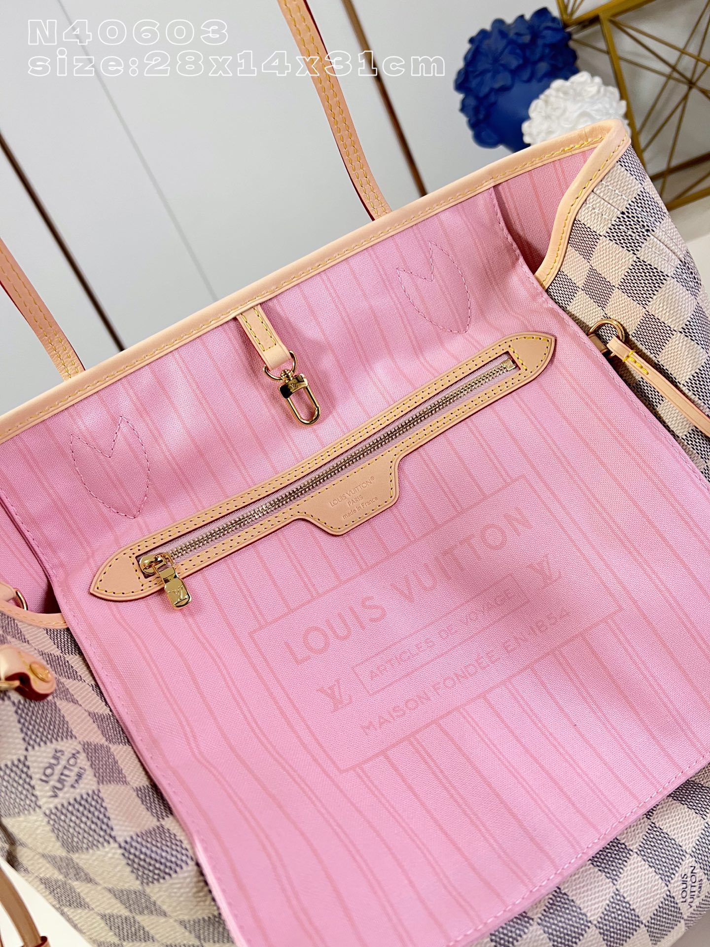 Louis Vuitton Tote Bag Cow Leather M-l