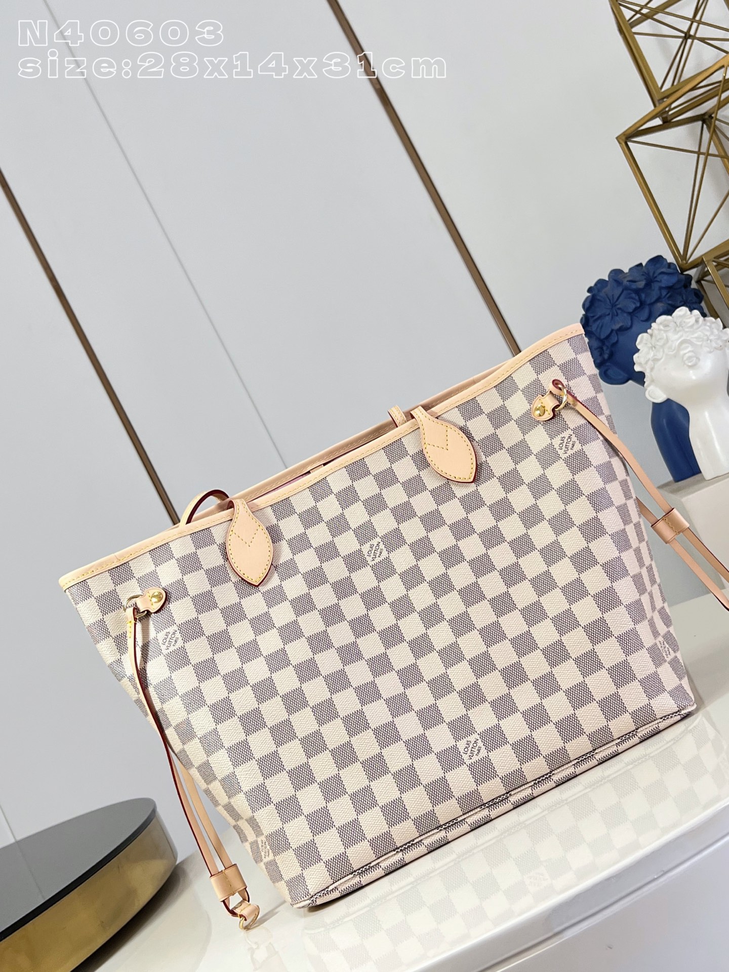 Louis Vuitton Tote Bag Cow Leather M-l