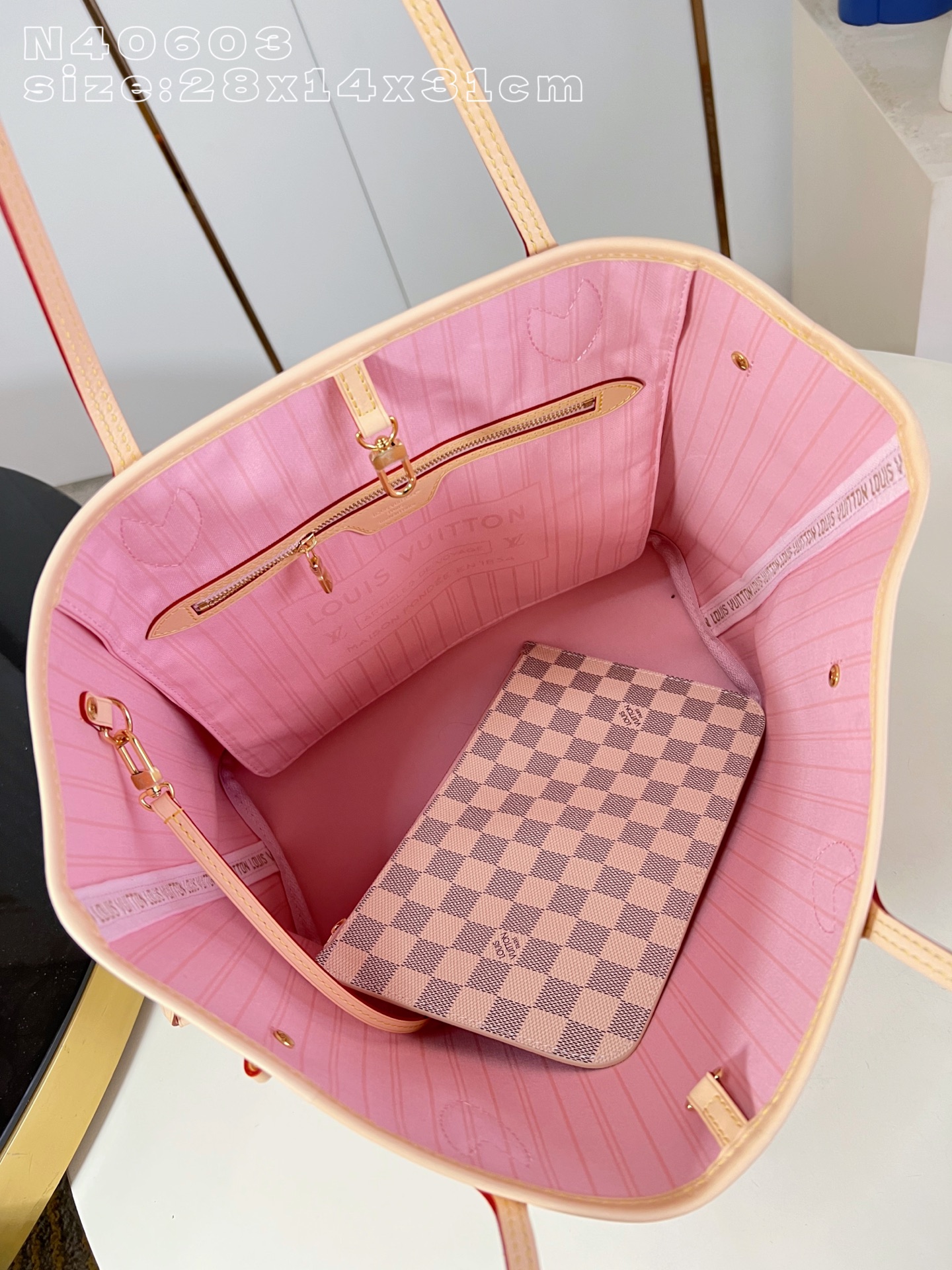 Louis Vuitton Tote Bag Cow Leather M-l