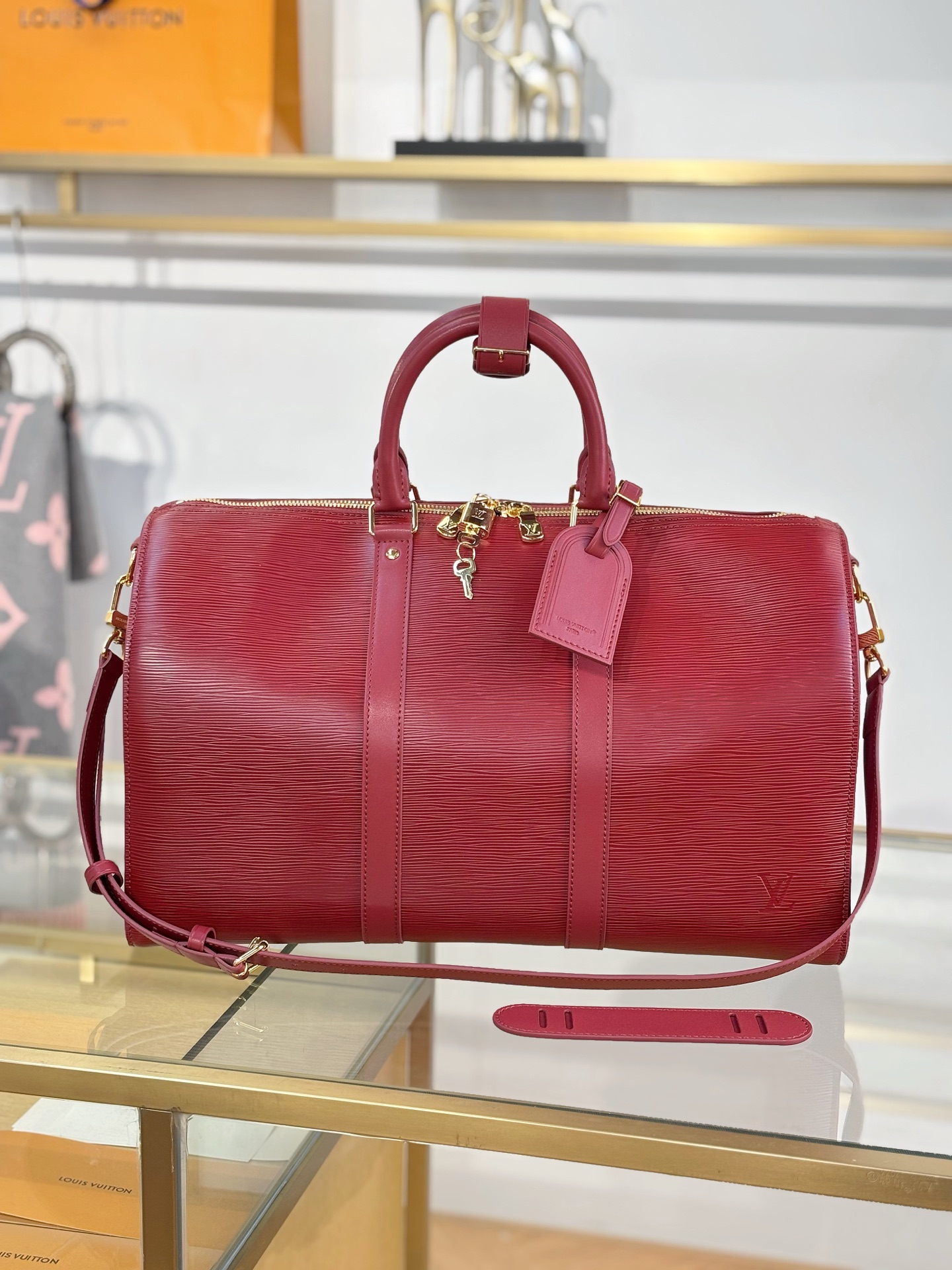 Louis Vuitton Basic Bag Red 20cm-m-l