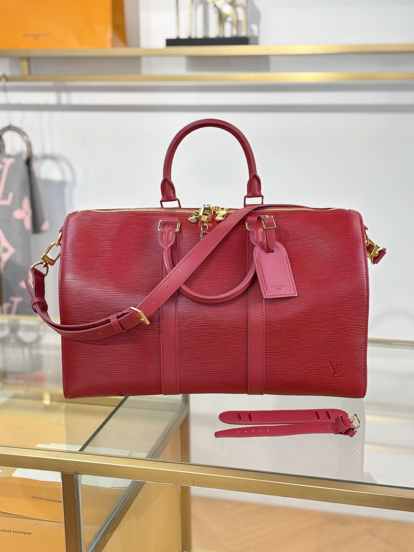 Louis Vuitton Basic Bag Red 20cm-m-l