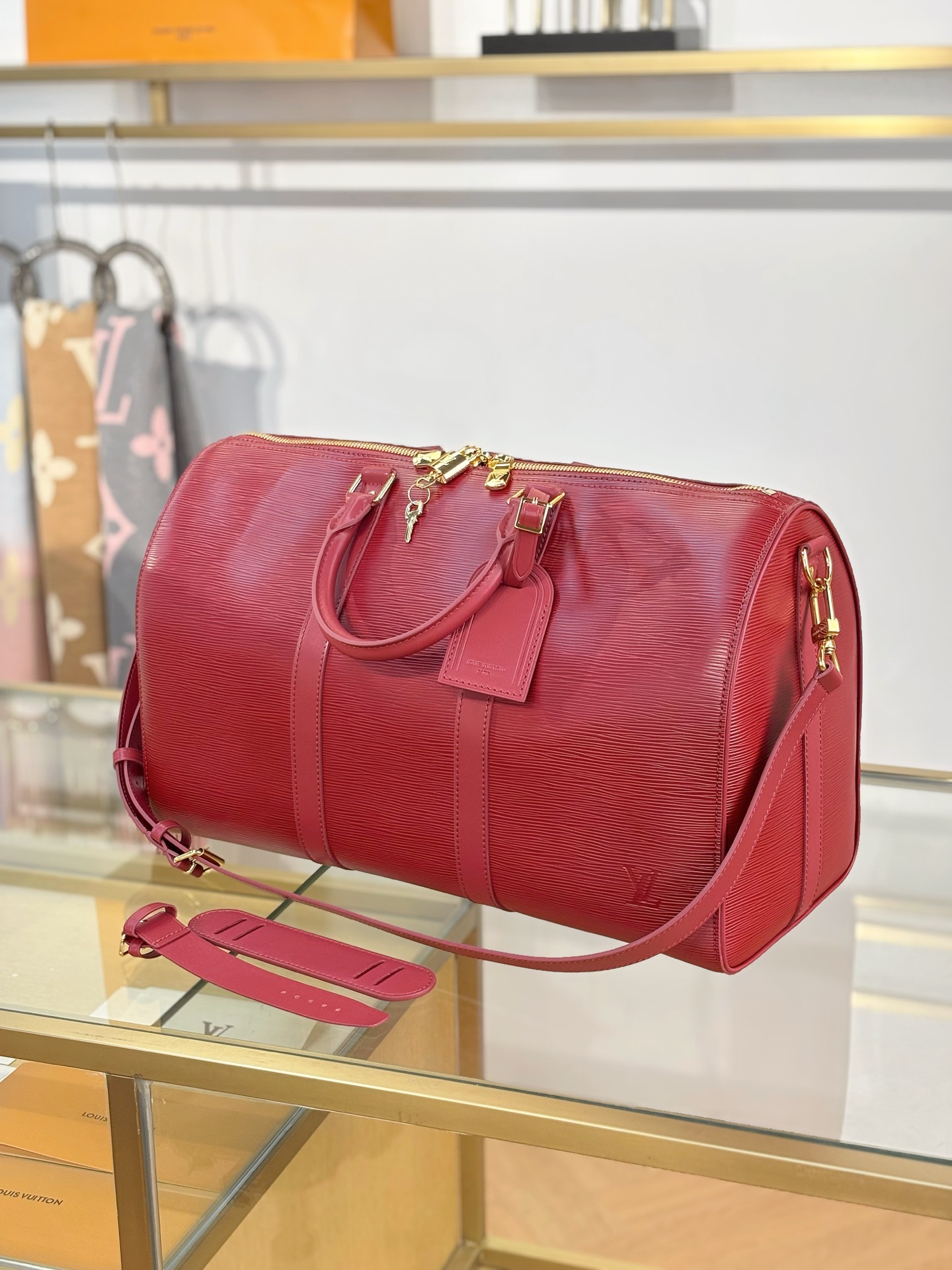Louis Vuitton Basic Bag Red 20cm-m-l