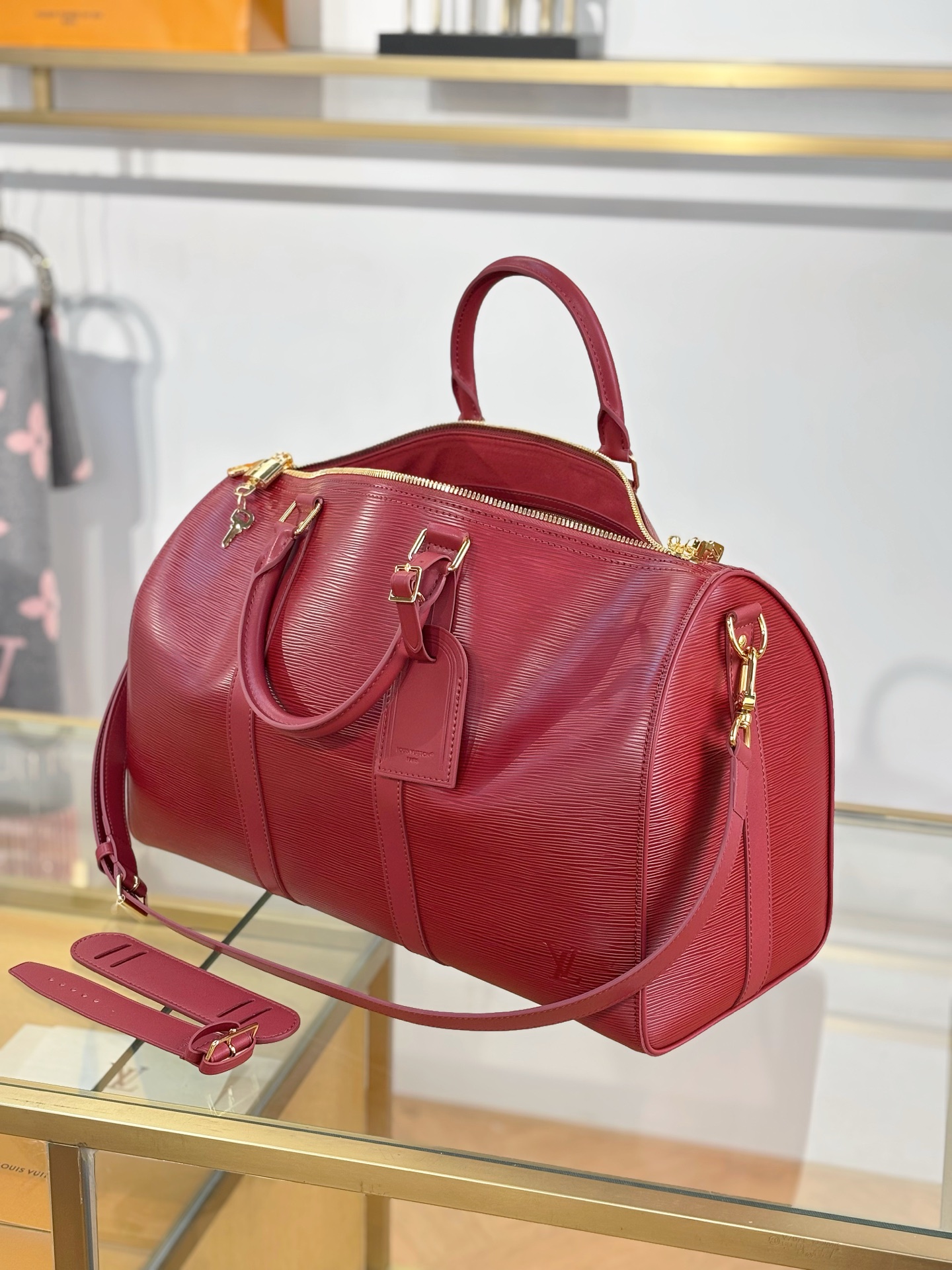 Louis Vuitton Basic Bag Red 20cm-m-l