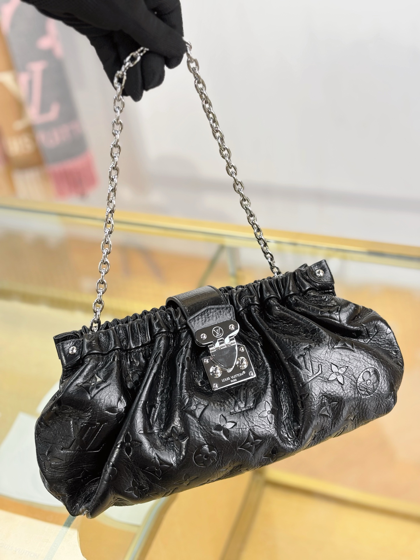 Louis Vuitton Basic Bag Black 11cm-m-l-s