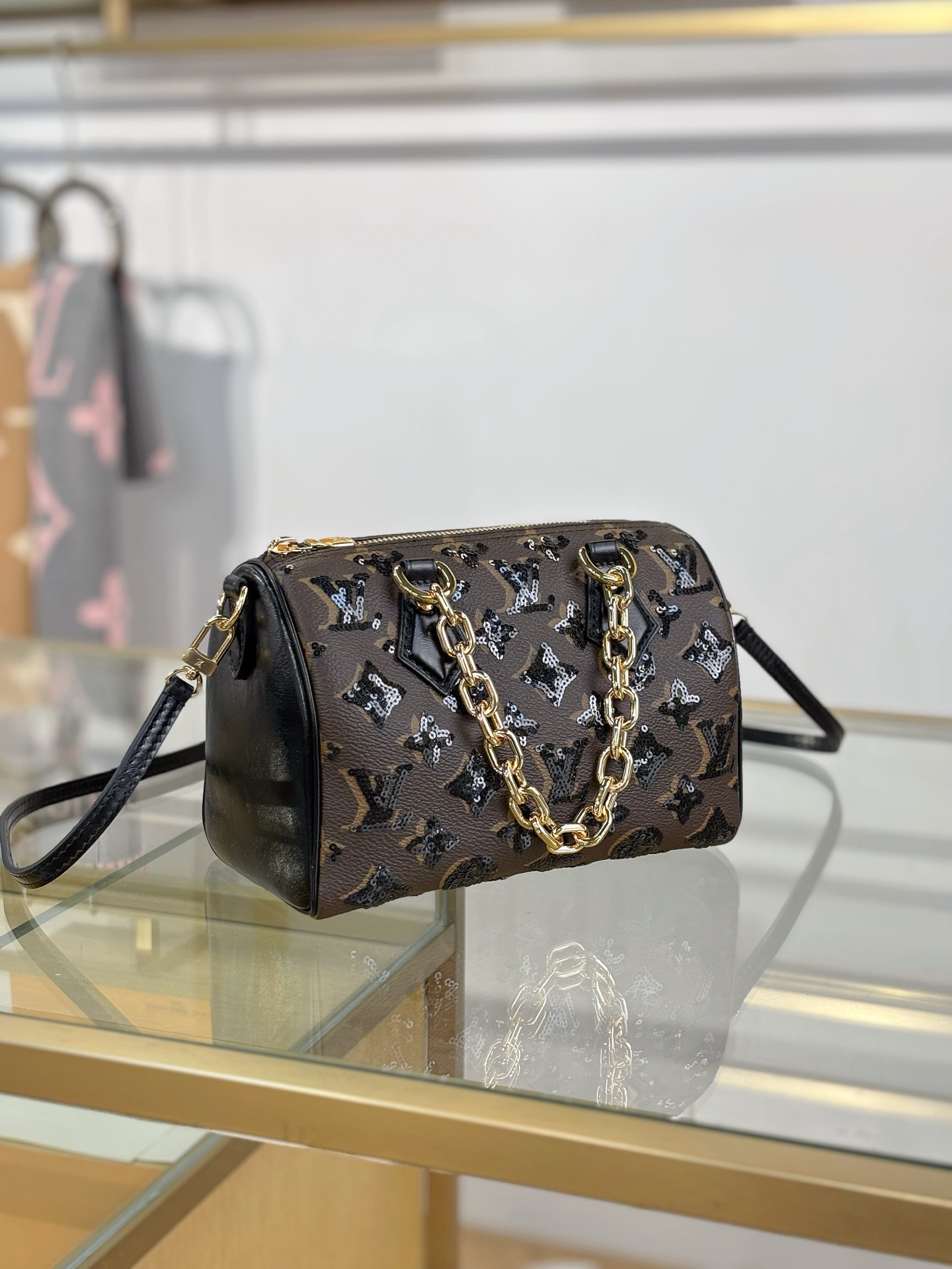 Louis Vuitton Basic Bag Black 13cm-m-l-s